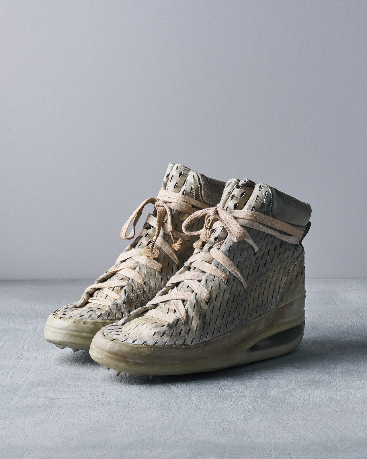 Carol Christian Poell High-top Laser cut U-Sole sneaker