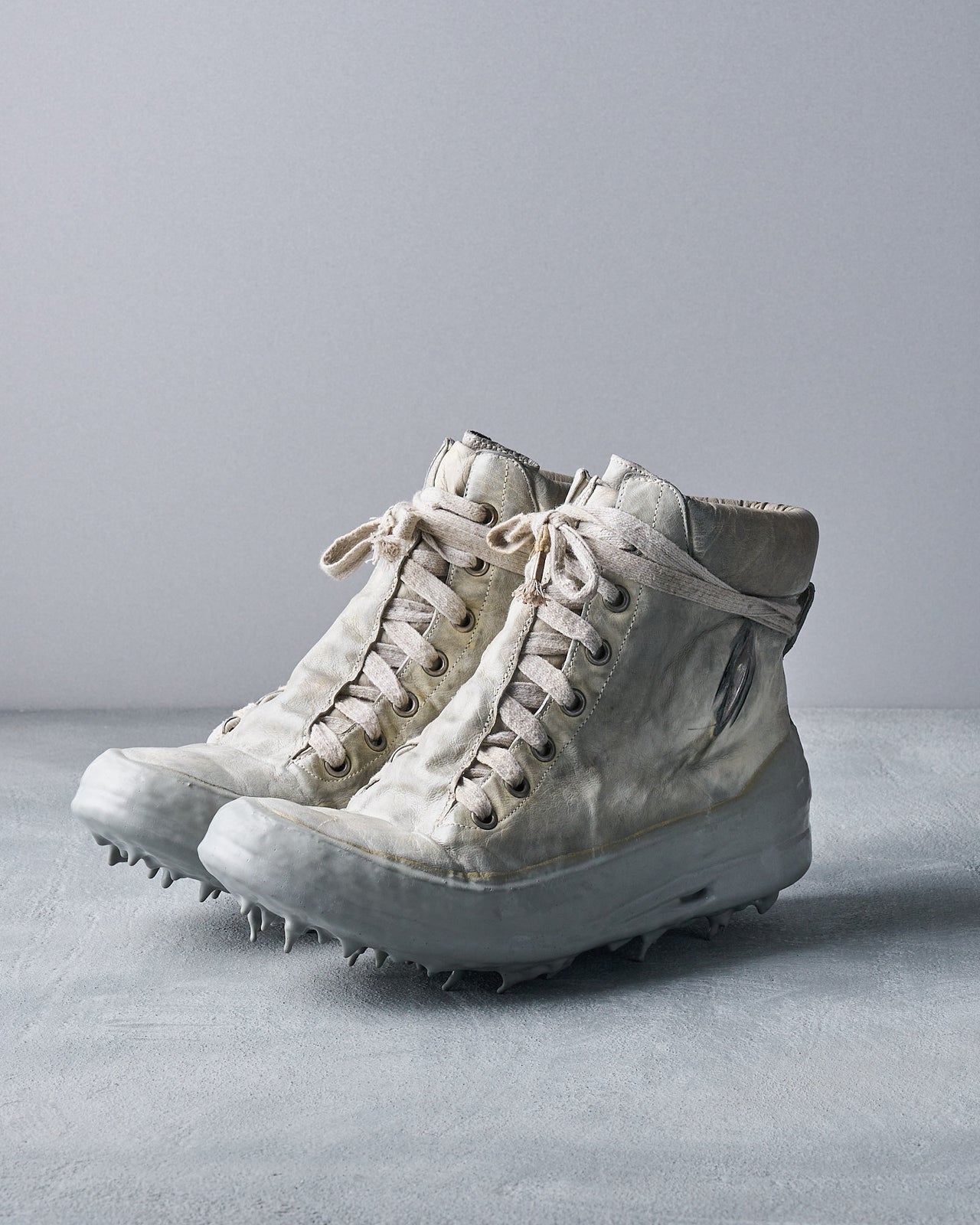 Carol Christian Poell High-top kangaroo prosthetic drip sneaker