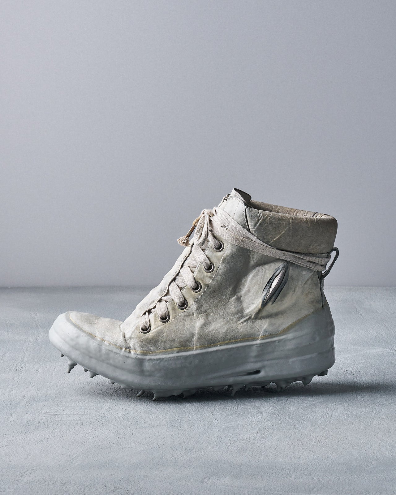 Carol Christian Poell High-top kangaroo prosthetic drip sneaker