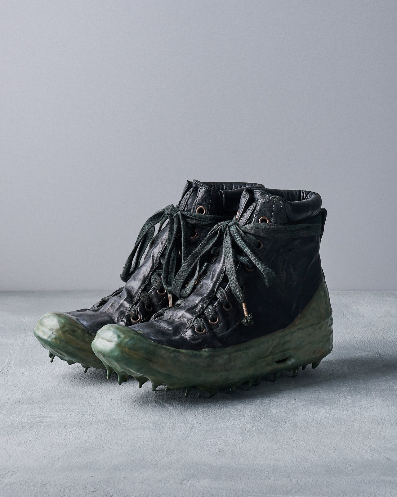 Carol Christian Poell High-top kangaroo drip sneaker