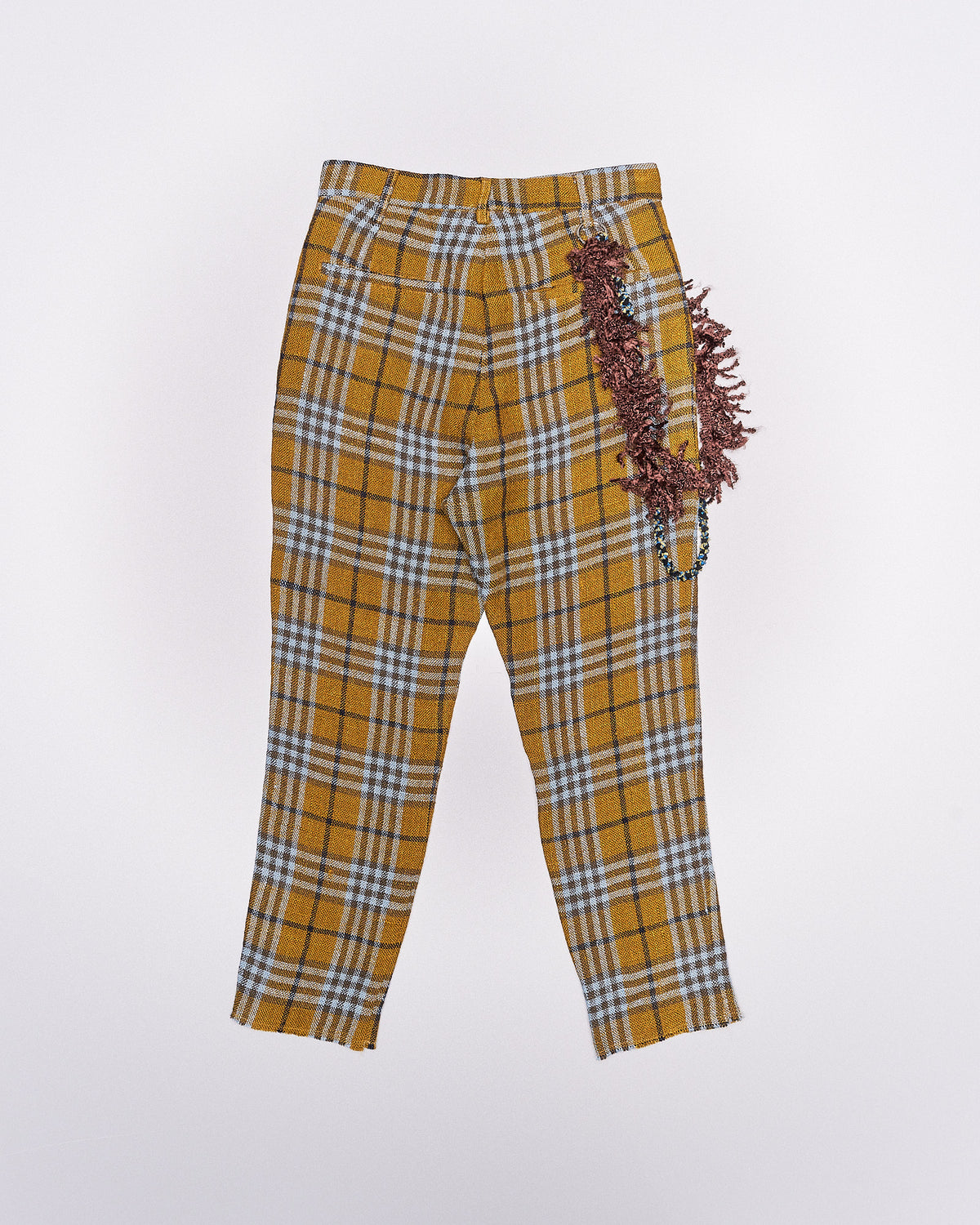 Song For The Mute 21.2 Beast raw check jute pant