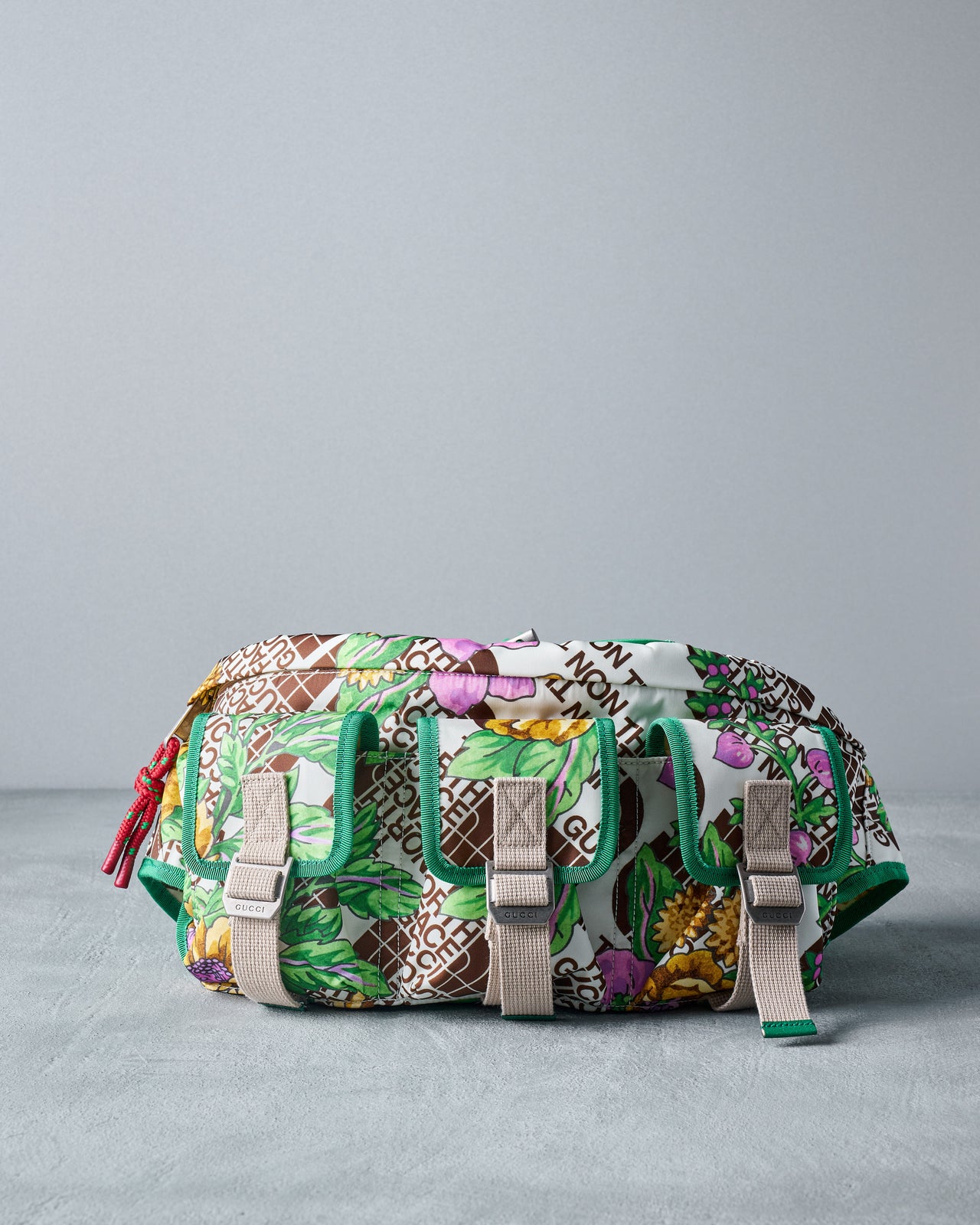 Gucci x The North Face floral motif belt bag