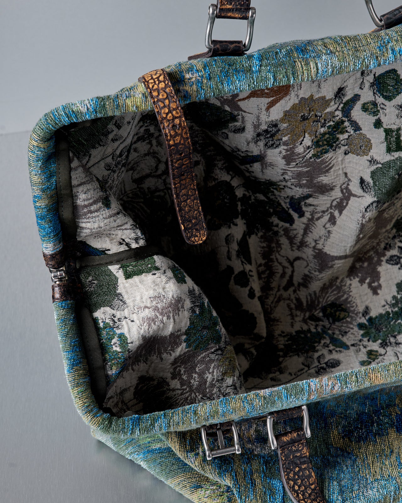 Gucci Embroidered jacquard doctors duffle bag