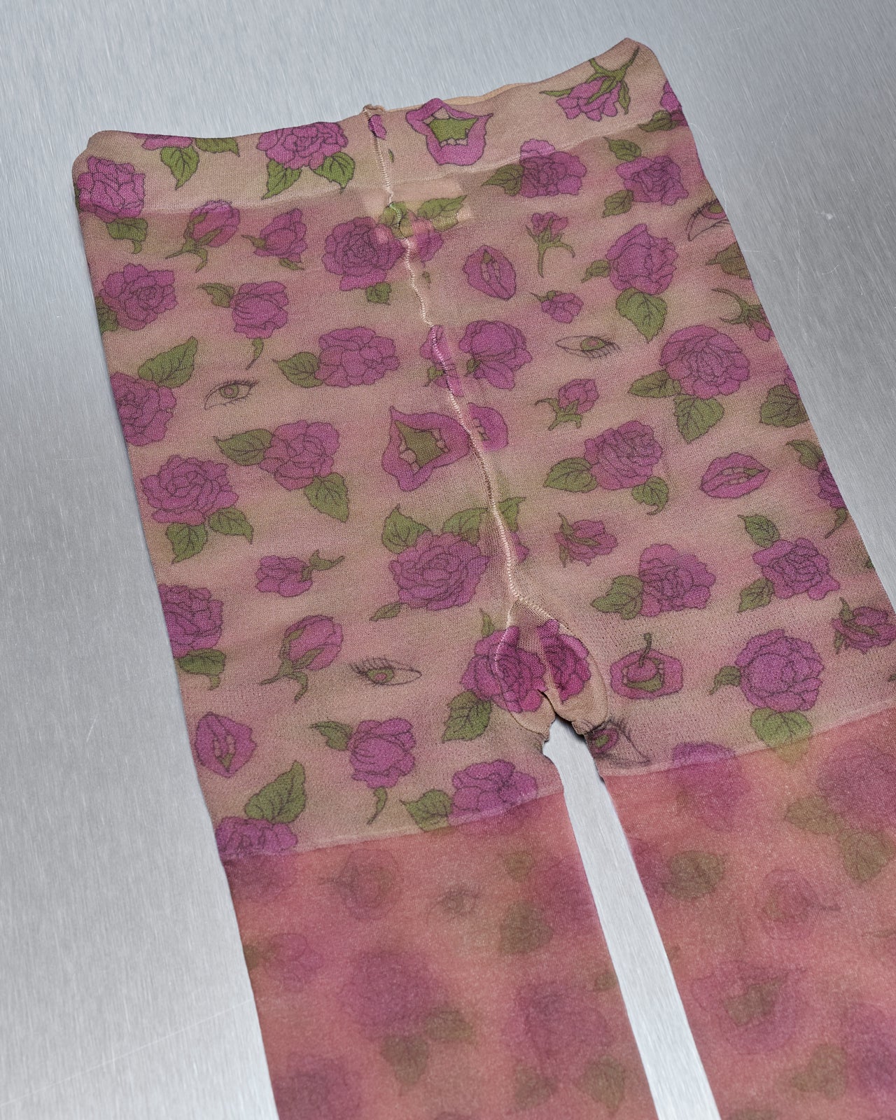 Undercover Floral panelled tights (New)
