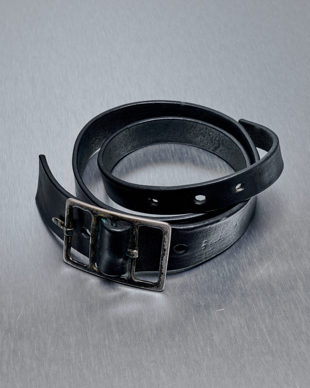 Carol Christian Poell SS 2005 "SAFE" double buckle belt