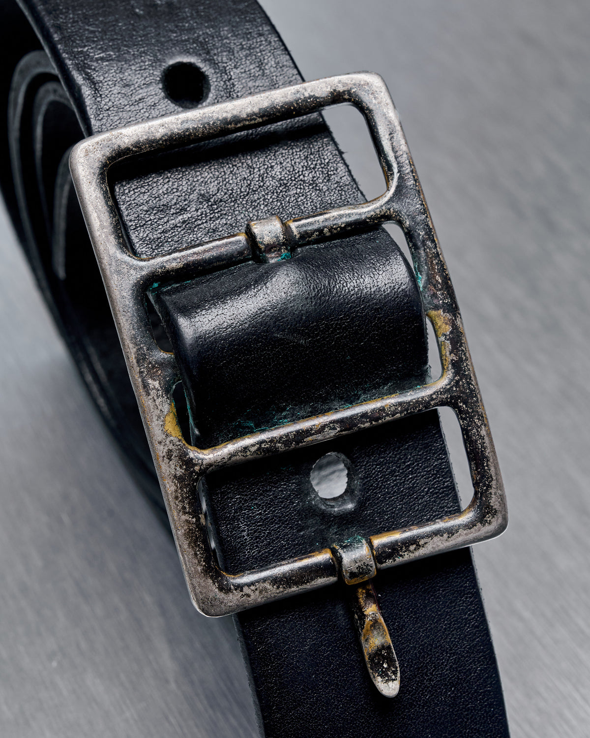 Carol Christian Poell SS 2005 "SAFE" double buckle belt
