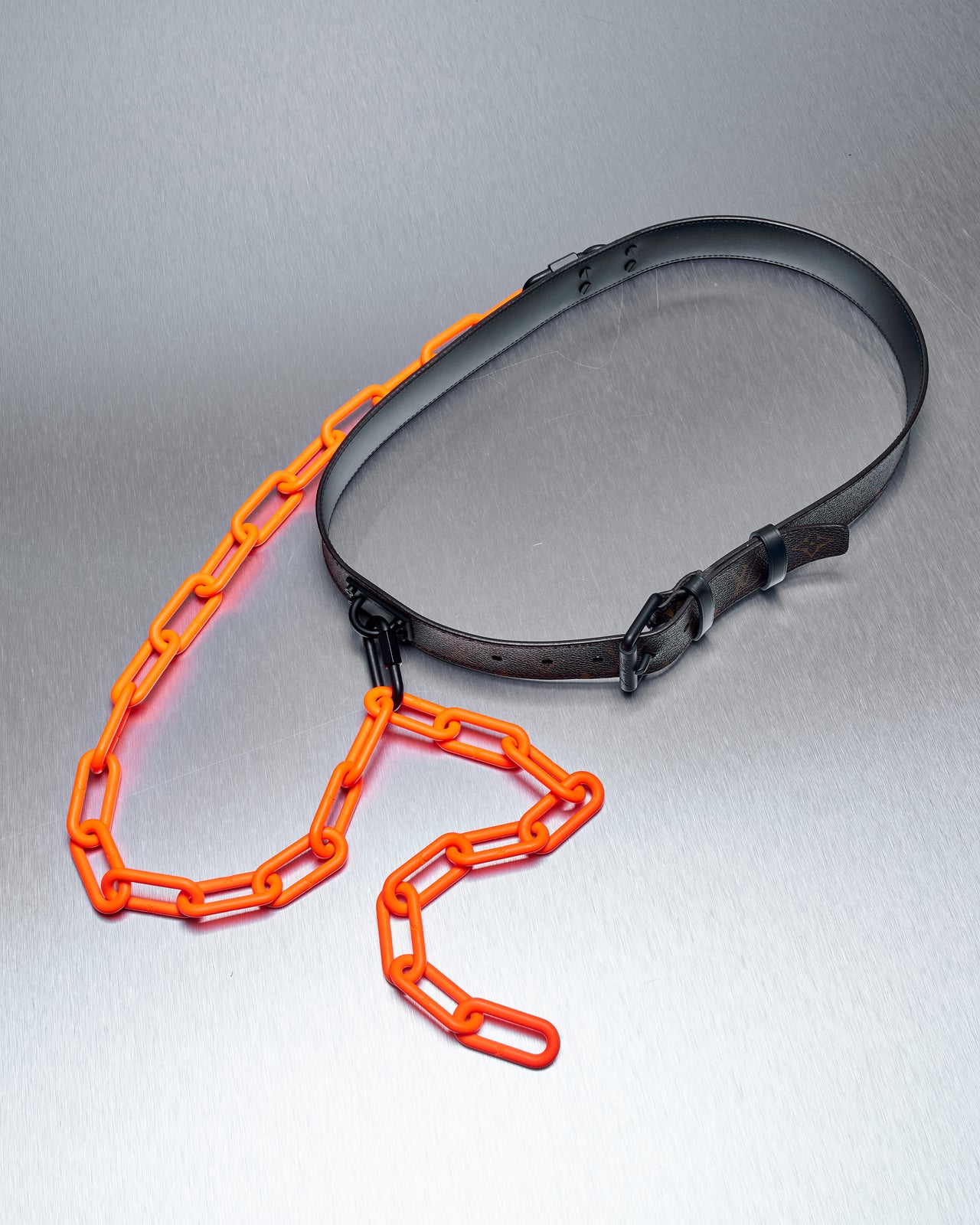 Louis Vuitton 2019 monogram solar ray chain belt MP228