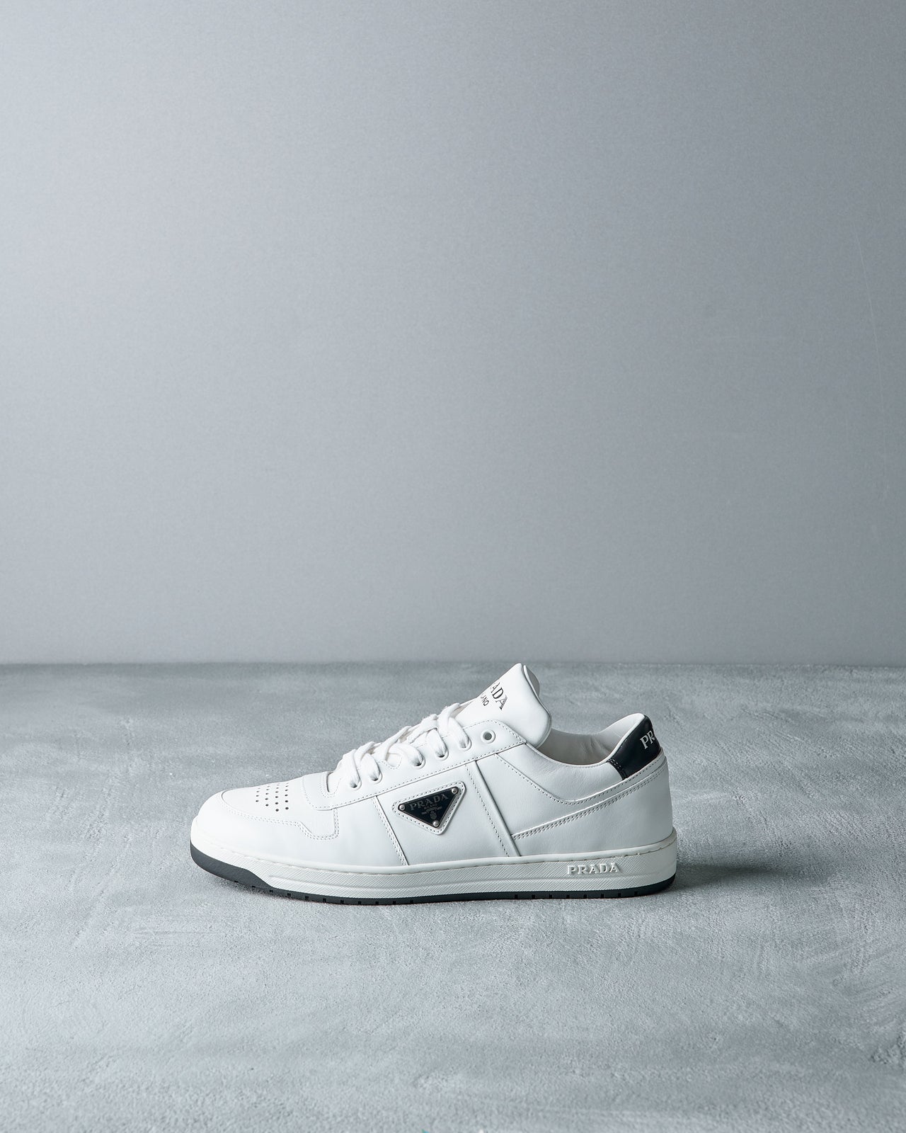 Prada Downtown leather sneakers