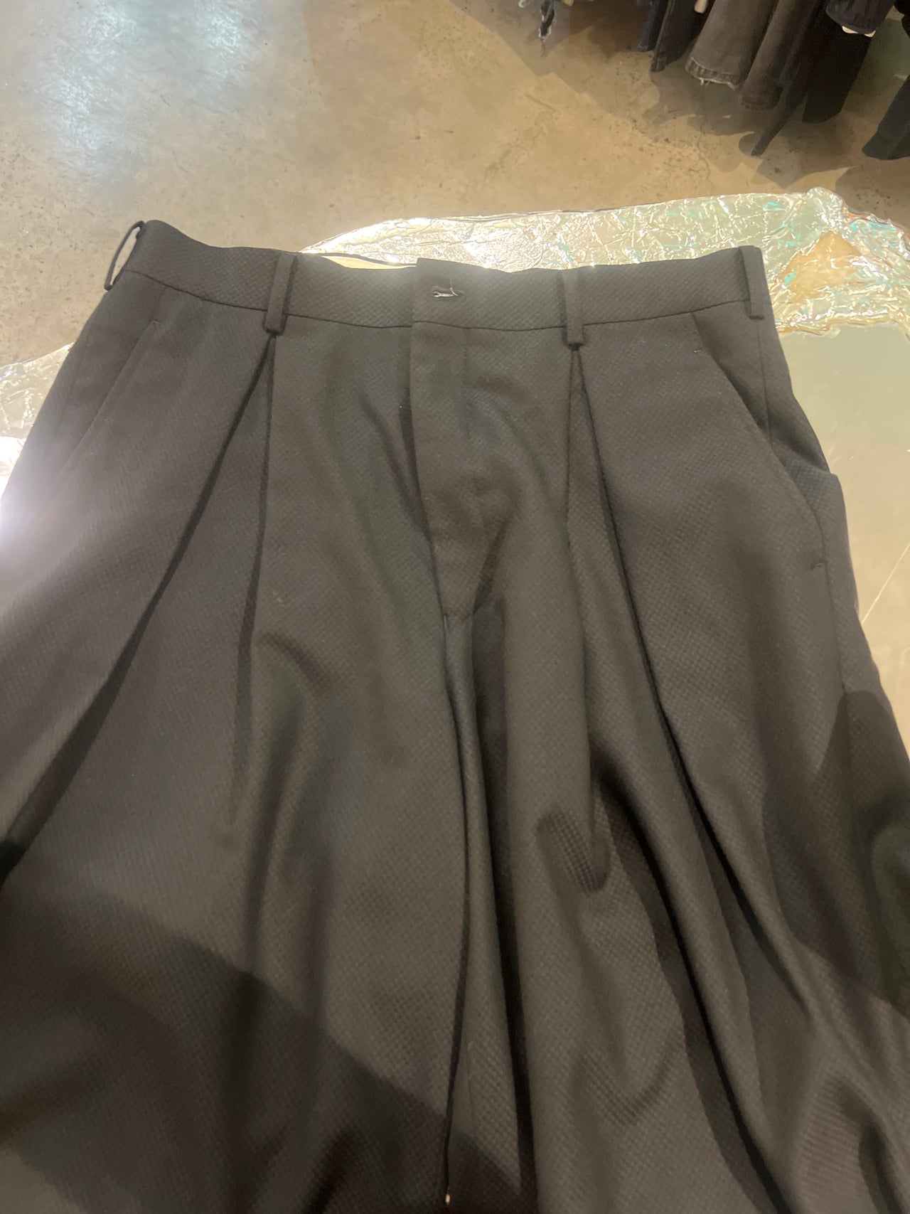 Comme des Garçons Homme Plus 2021 Woven pleat short