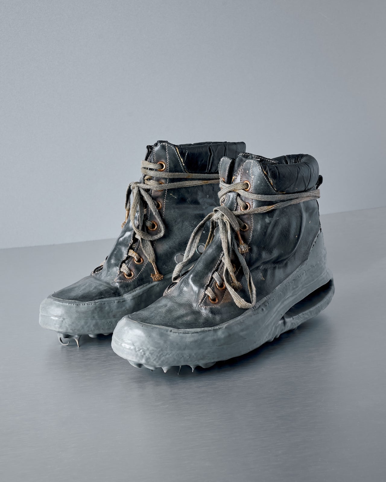 Carol Christian Poell BIAS-PTC/19 Titanium insert U-sole Bison prosthetic sneaker