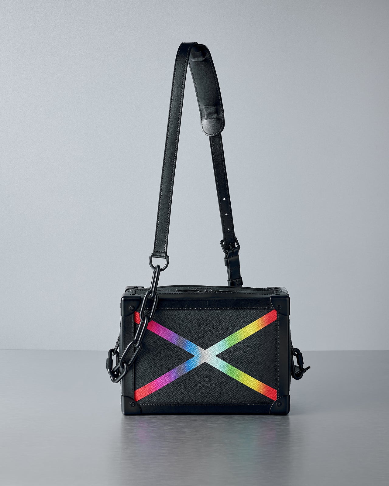 Louis Vuitton 2019 Taiga Rainbow Soft Trunk