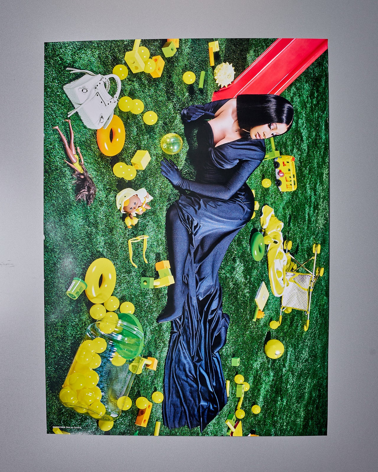 Balenciaga x Cardi B poster print