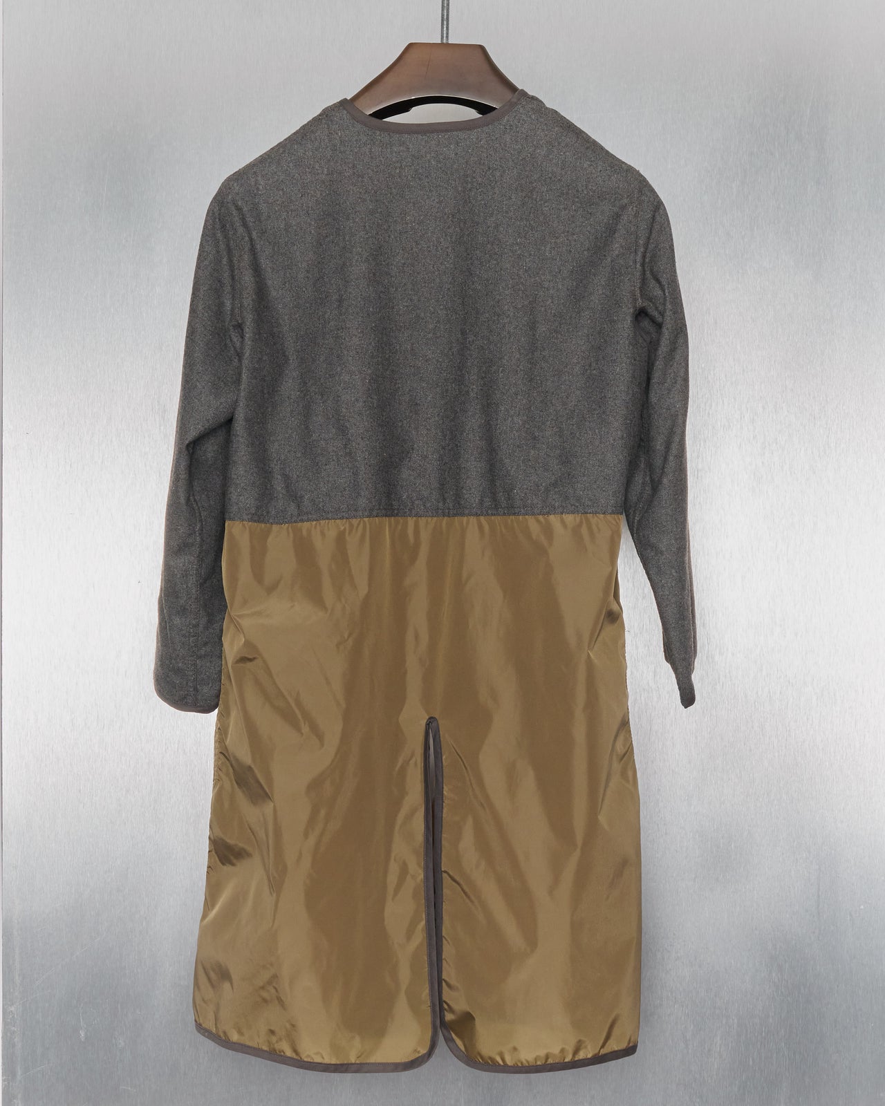 Comme des Garçons Wool nylon topcoat