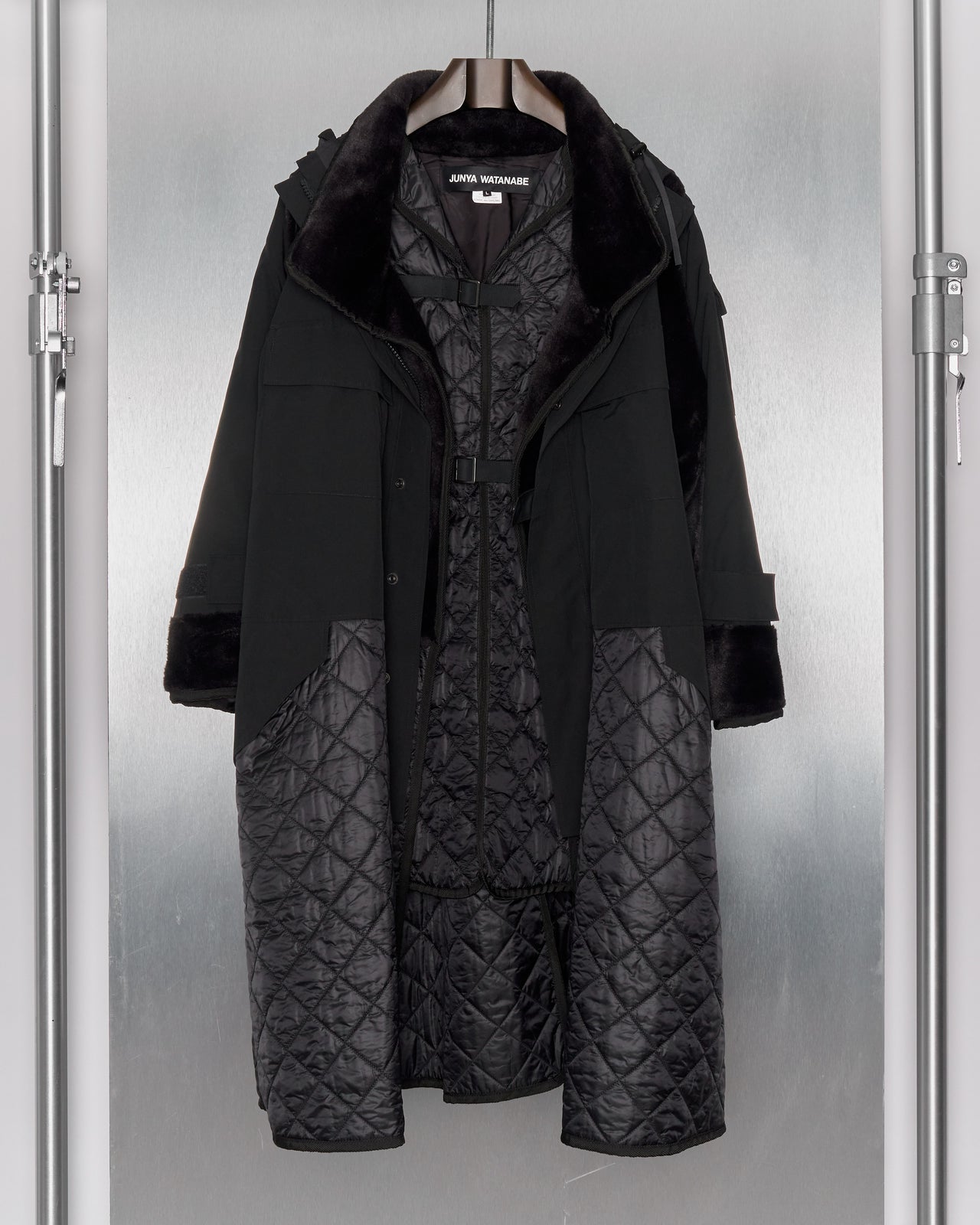 Comme des Garçons Junya Watanabe AW 2023 Long unstructured hooded parka