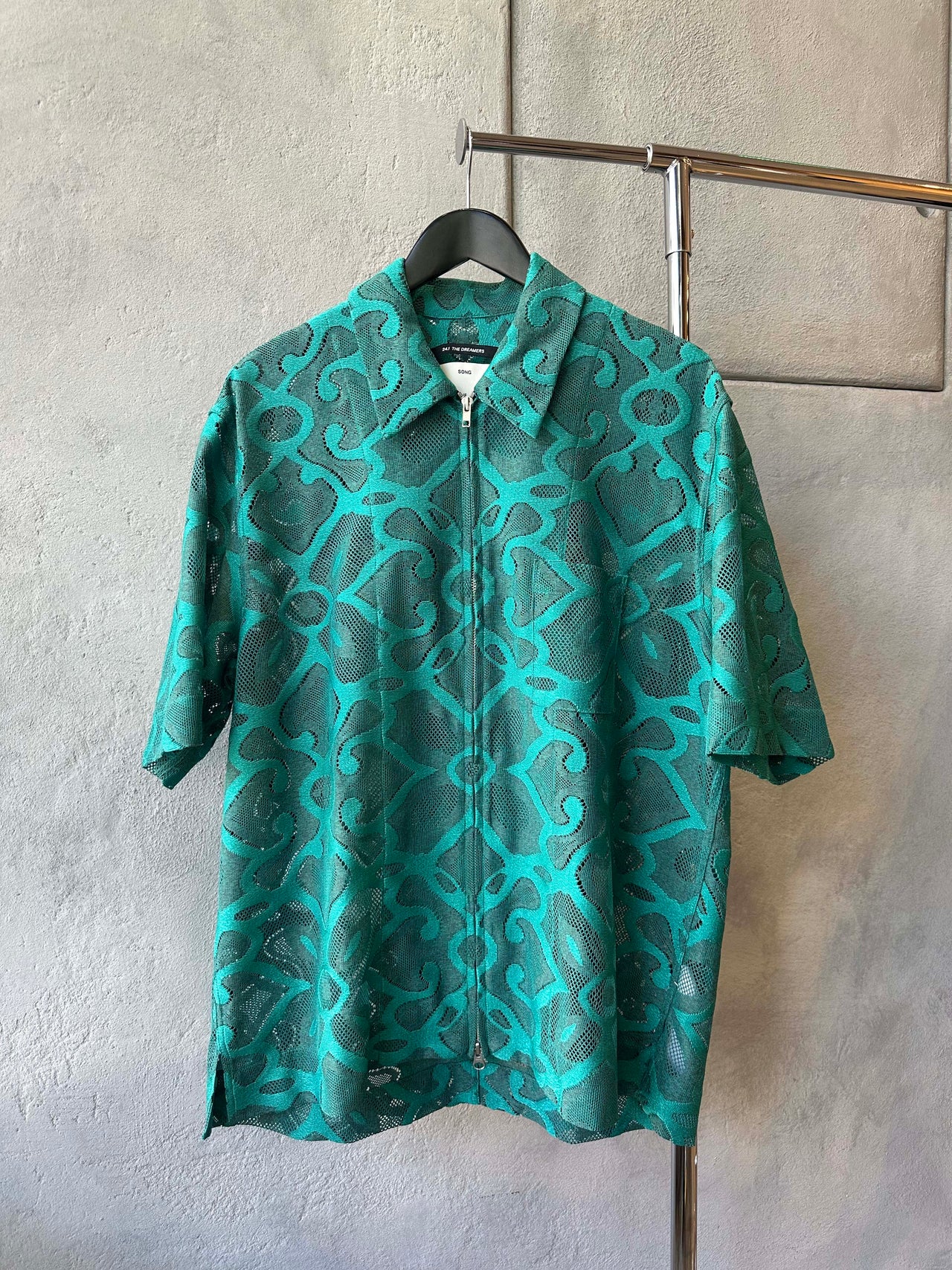 Song For The Mute 24.1 The Dreamers Lace Zip Shirt