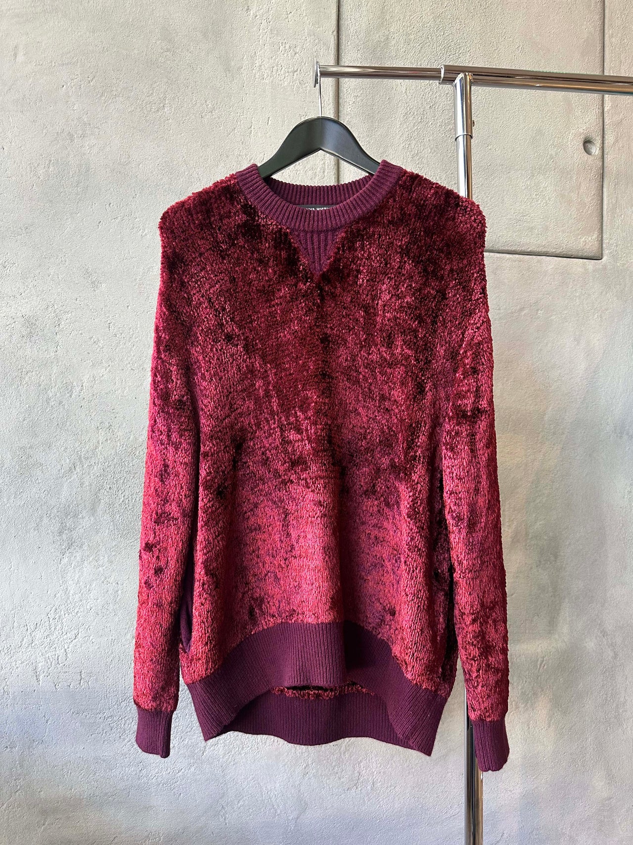 Comme des Garçons Junya Watanabe 2022 Fuzzy metalic sweater