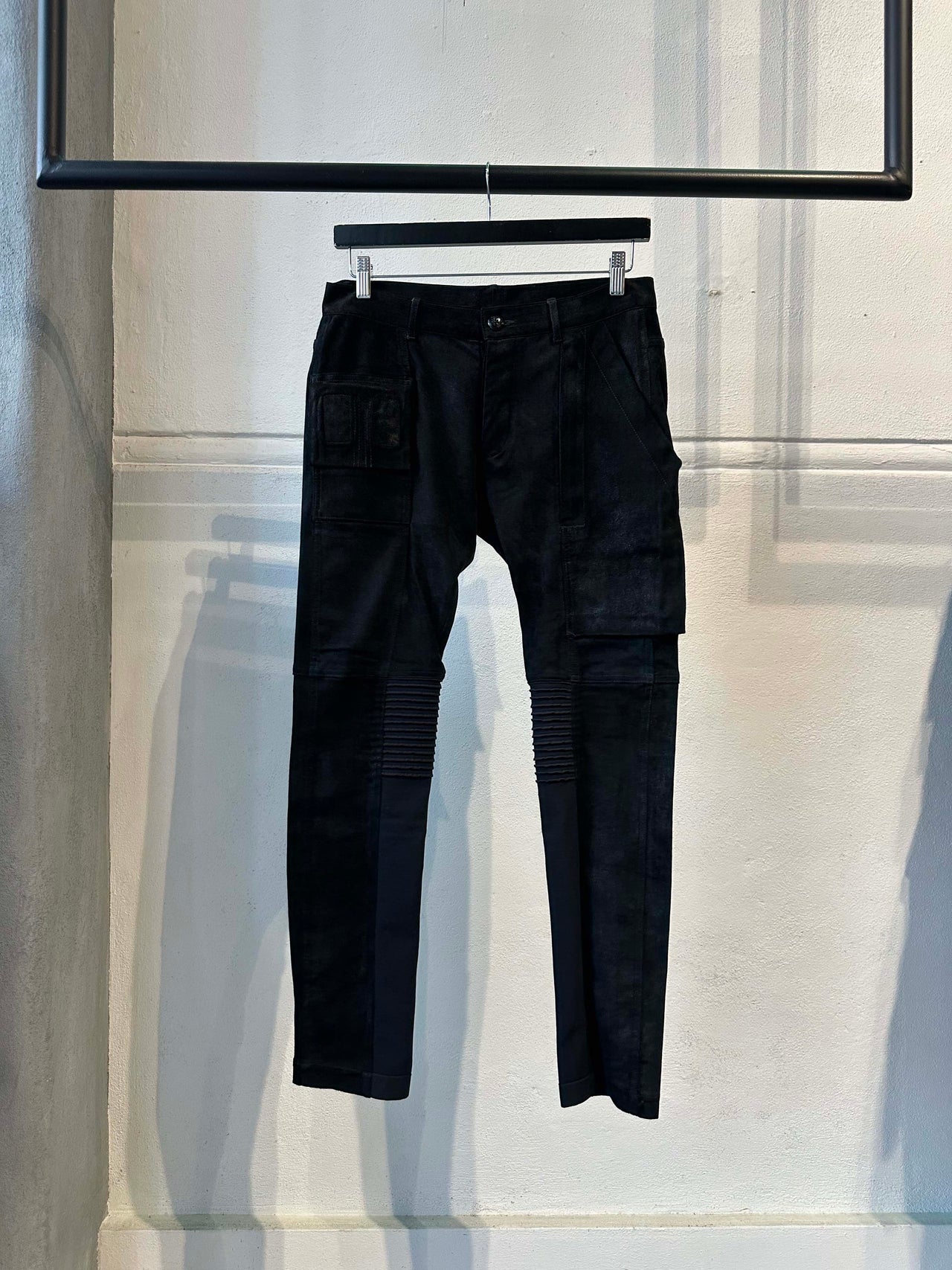 Rick Owens SS 2015 FAUN Memphis leather cargos