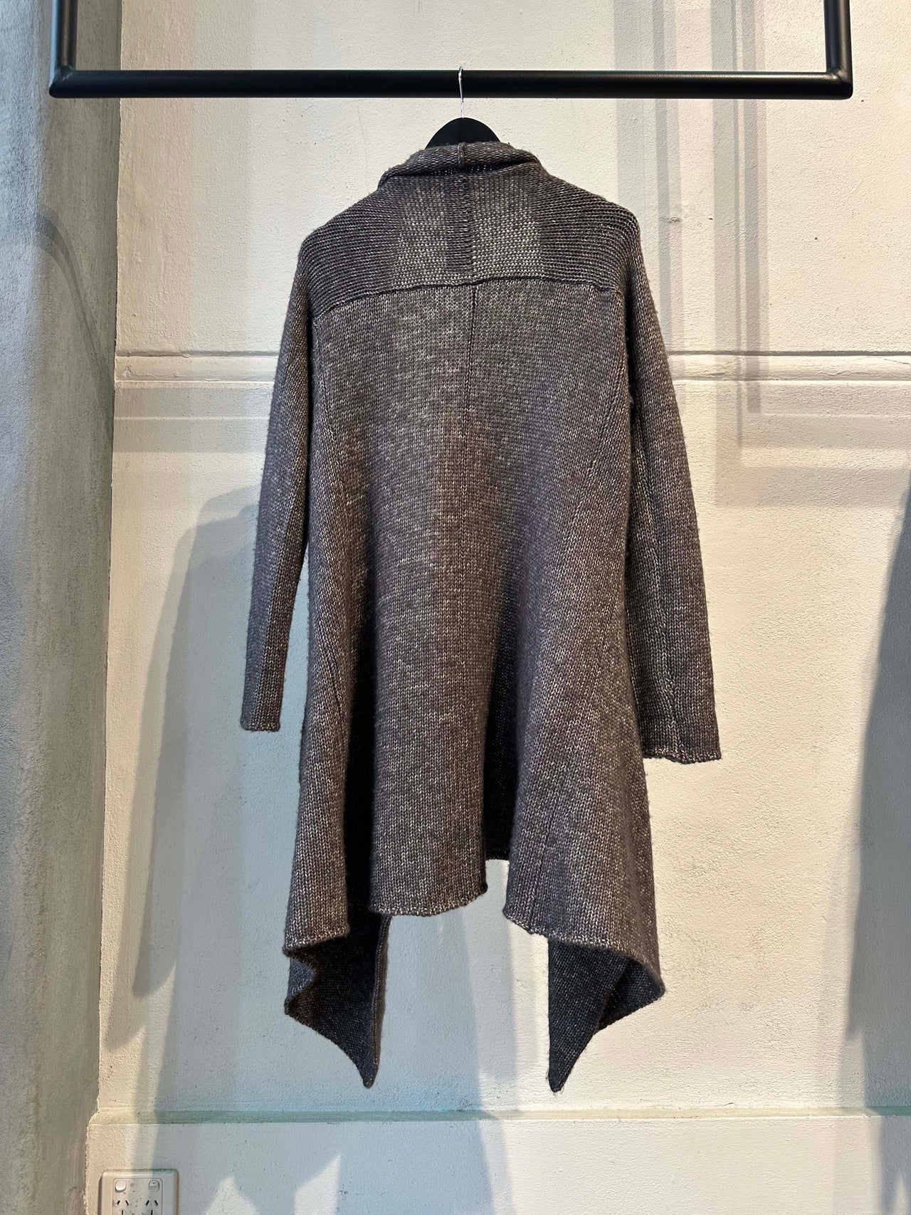 Rundholz Black label Chunky waterfall knit open cardigan
