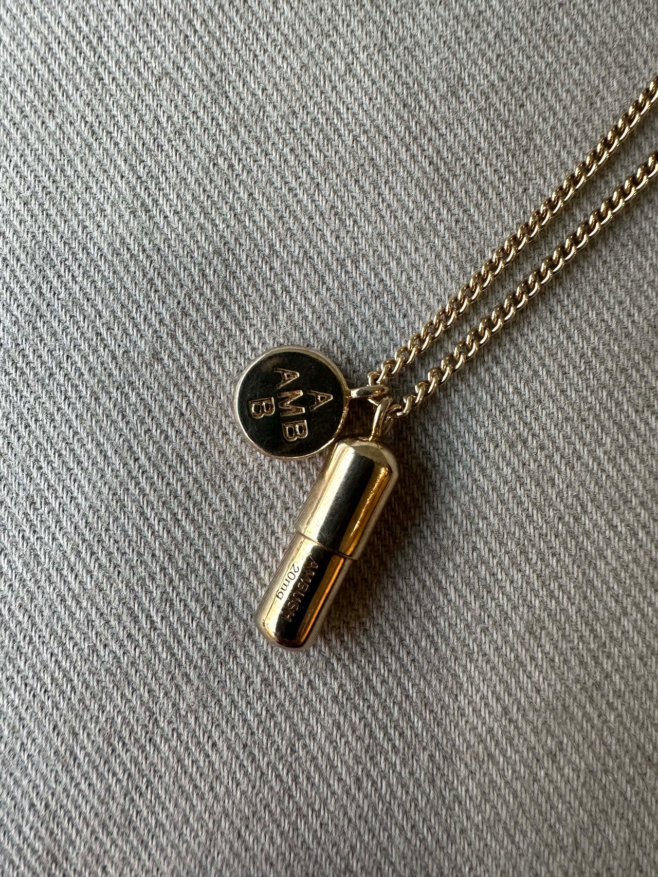 Ambush Pill Charm Necklace