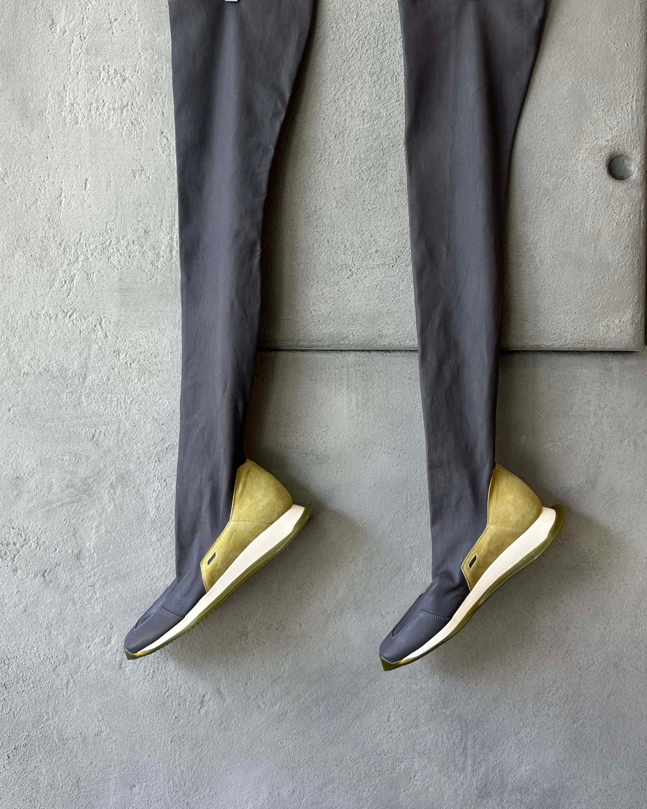 Rick Owens Oblique Stretch Runner Sock Boot