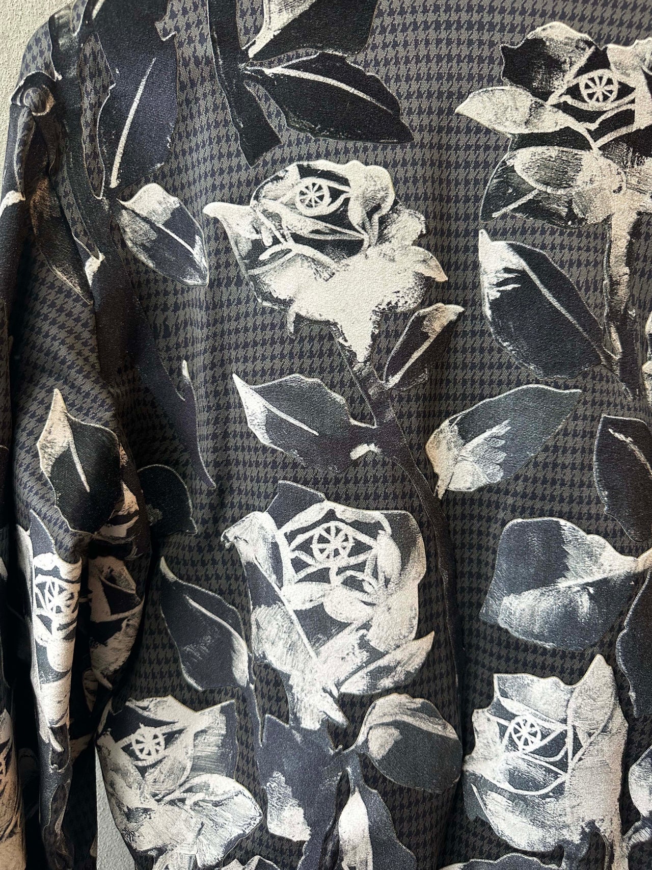 Dior x Alex Foxton SS 2020 Velour Flower Applique Bomber Jacket