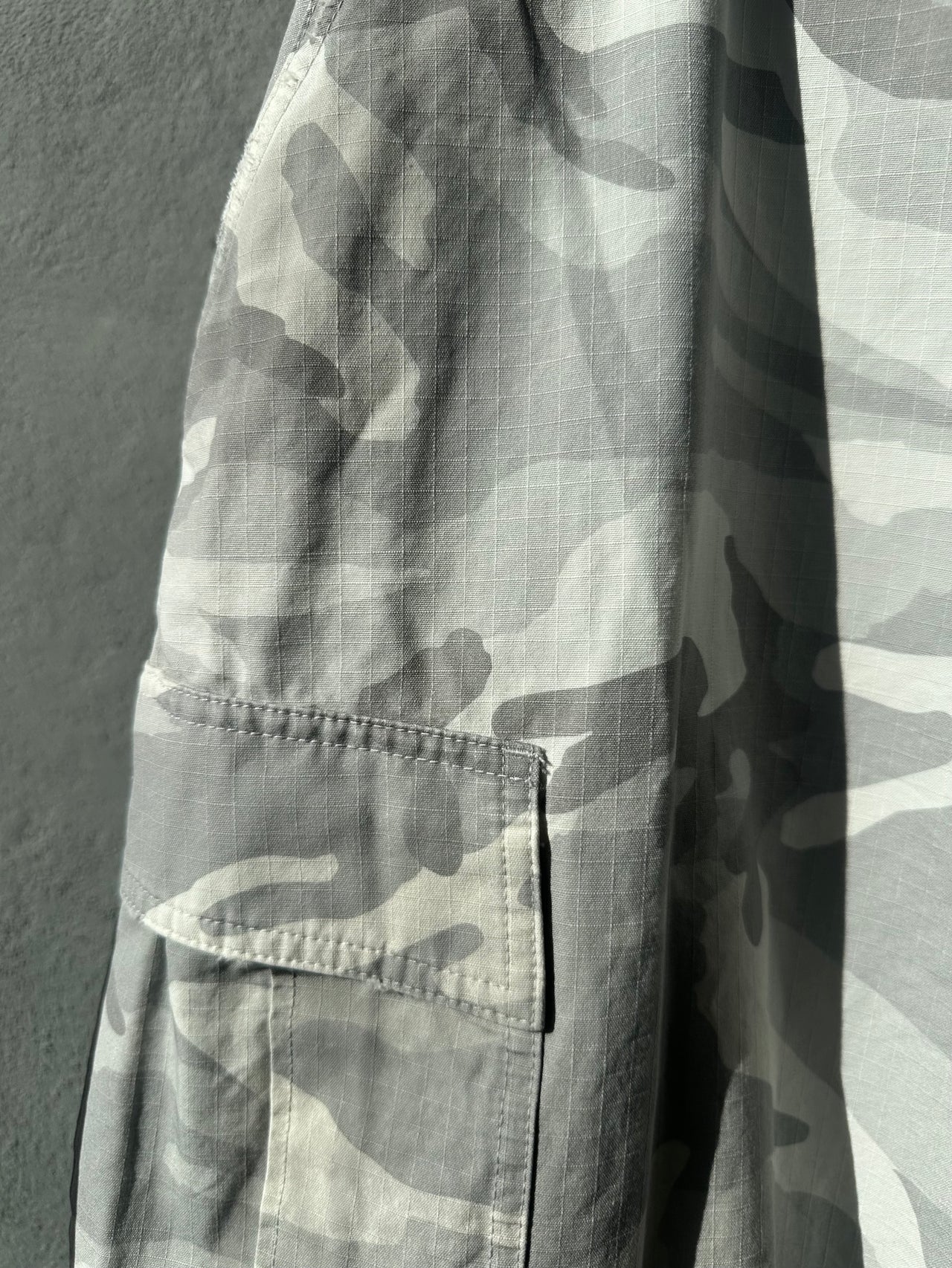 Balenciaga Camouflage ripstop cargo shorts