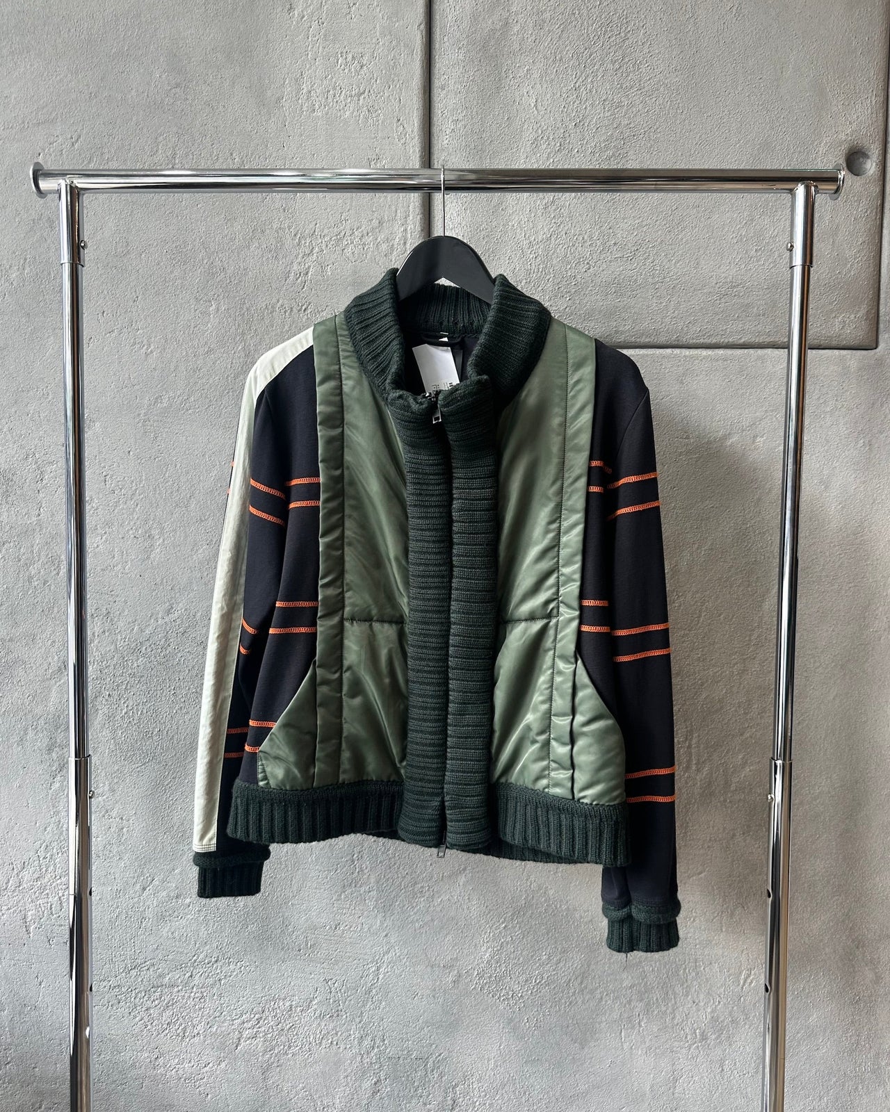 Craig Green Multi Layered Knit Front Bomber jacket