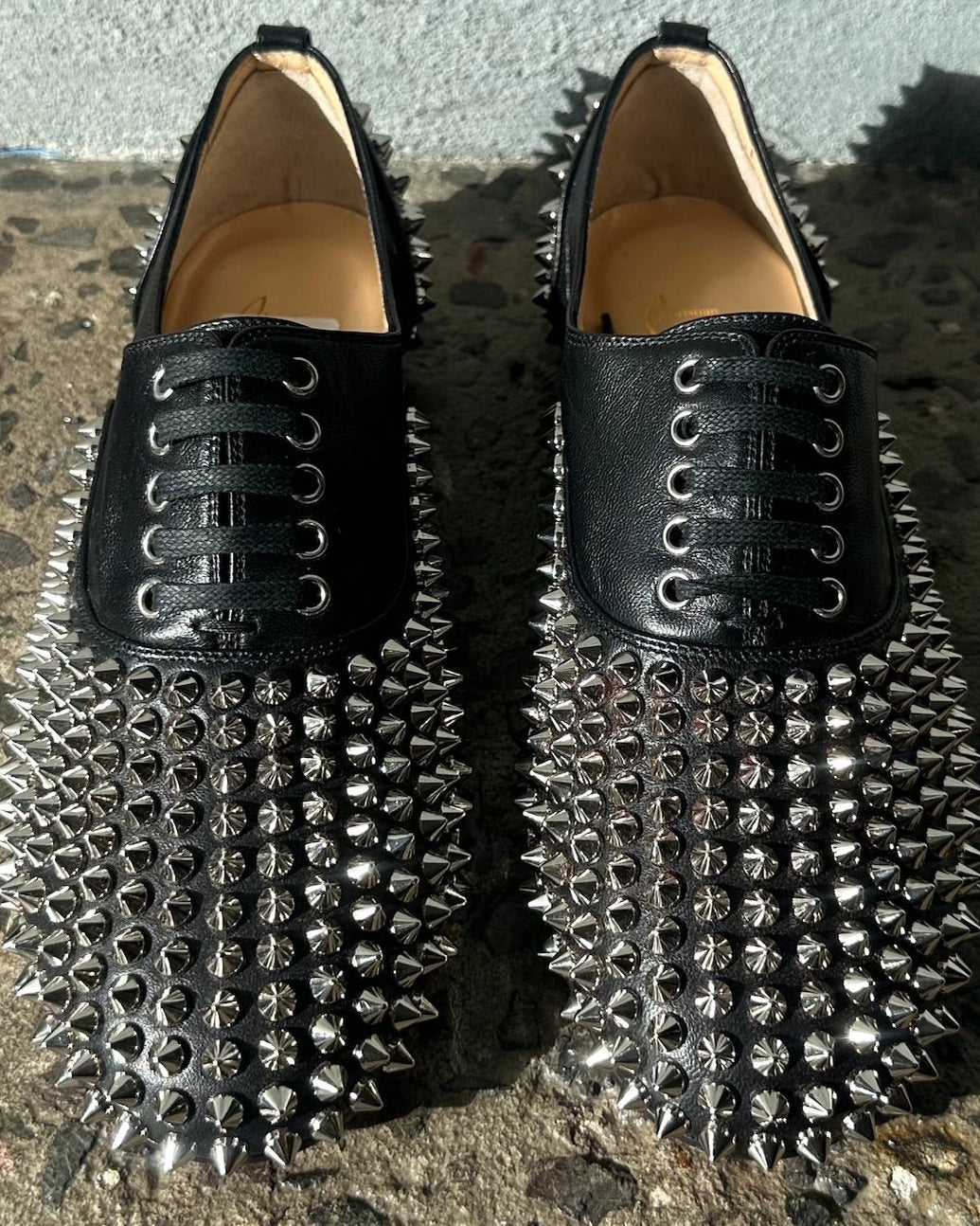 Christian Louboutin Freddy Spiked lace-up
