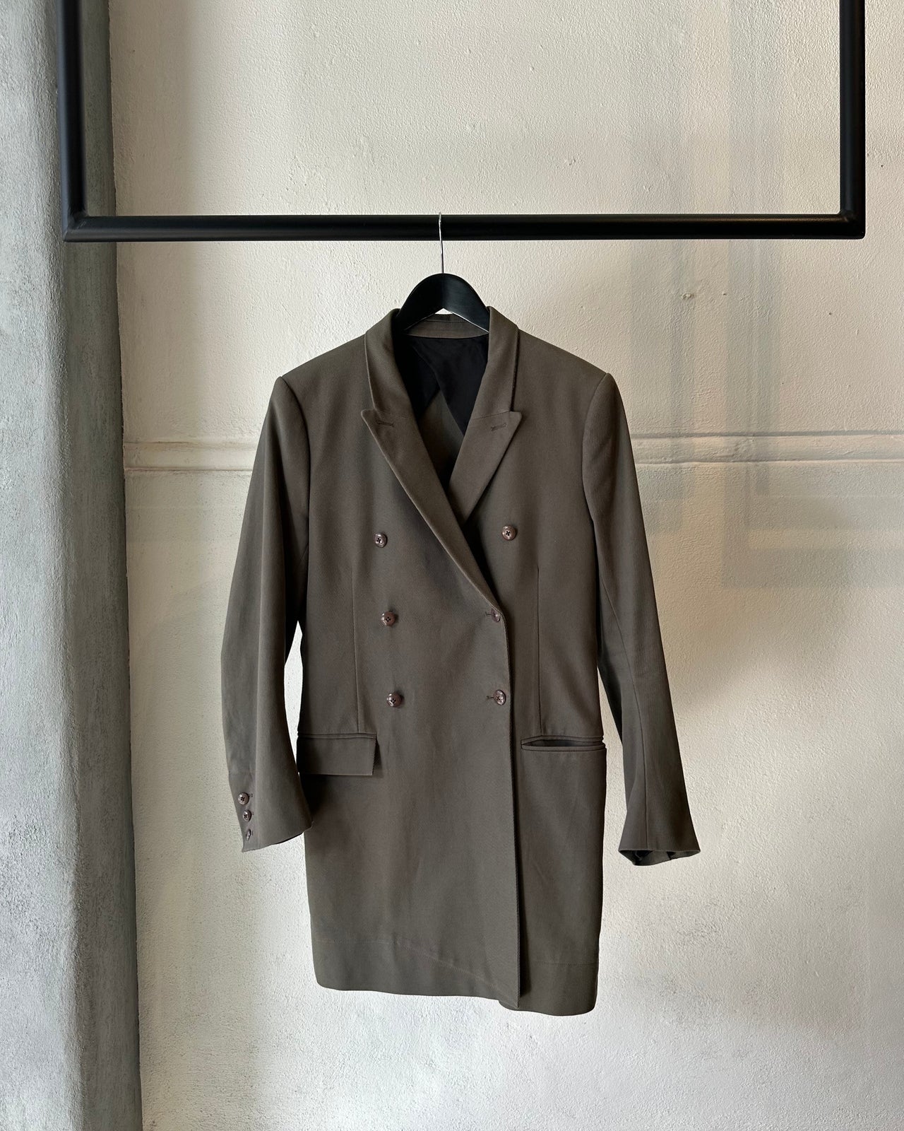 Rick Owens FW 2015 SPHINX Double breasted coat