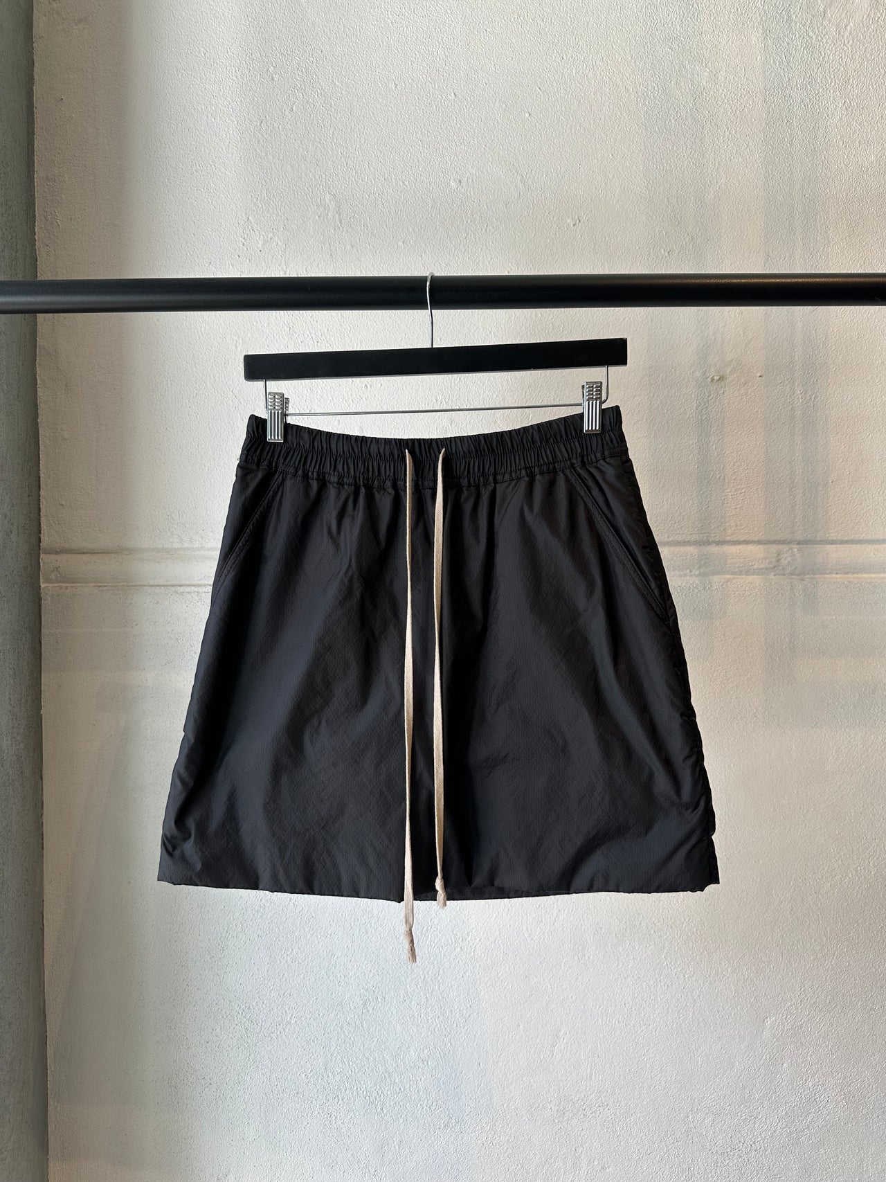Rick Owens DRKSHDW SS 2018 Nylon drawstring skirt
