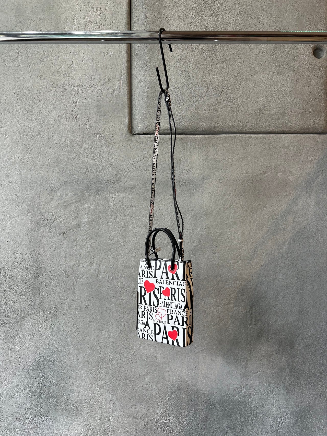 Balenciaga 2019 Bonjour Paris Mini Tote