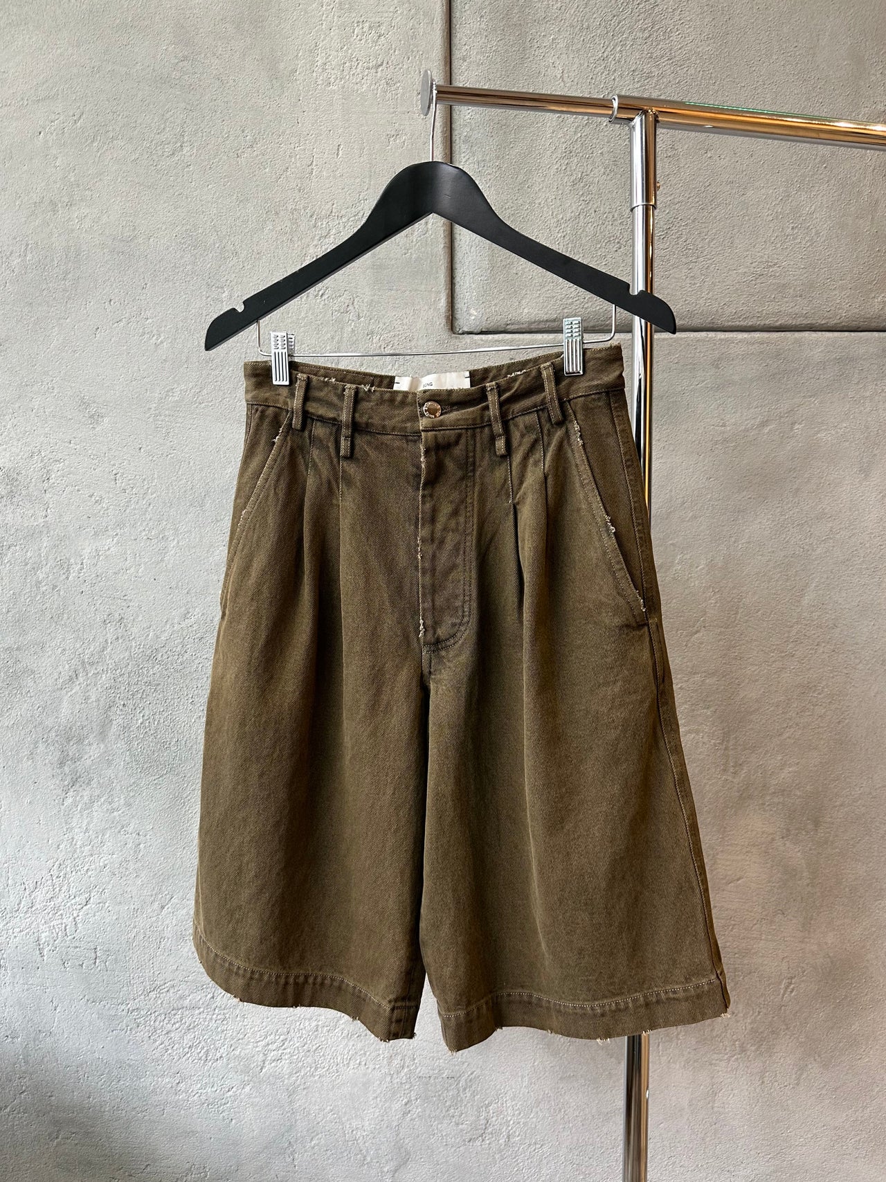 Song For The Mute 25.2 Sunflower Overdyed denim short