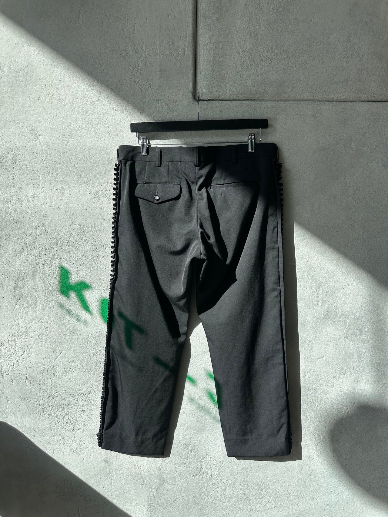 Comme des Garçons Homme Plus 2019 Switching Ribbon Tailored Trousers