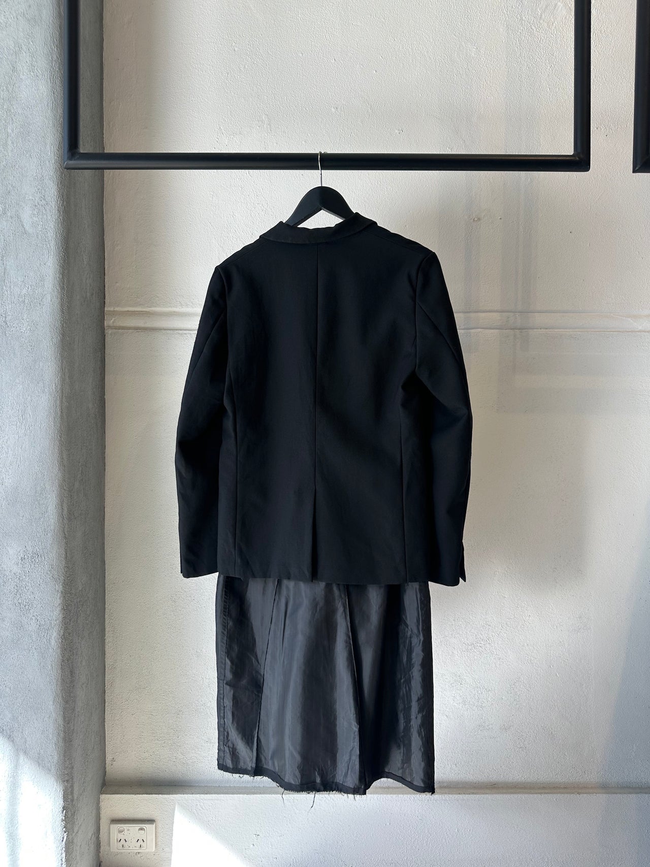 Comme des Garçons Black 2018 Tailored Jacket with tail