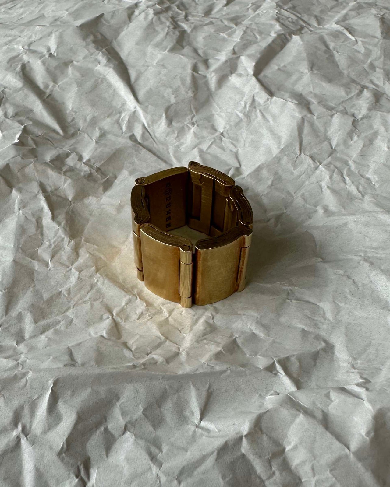 Maison Margiela SS 2006 Brass watch band ring