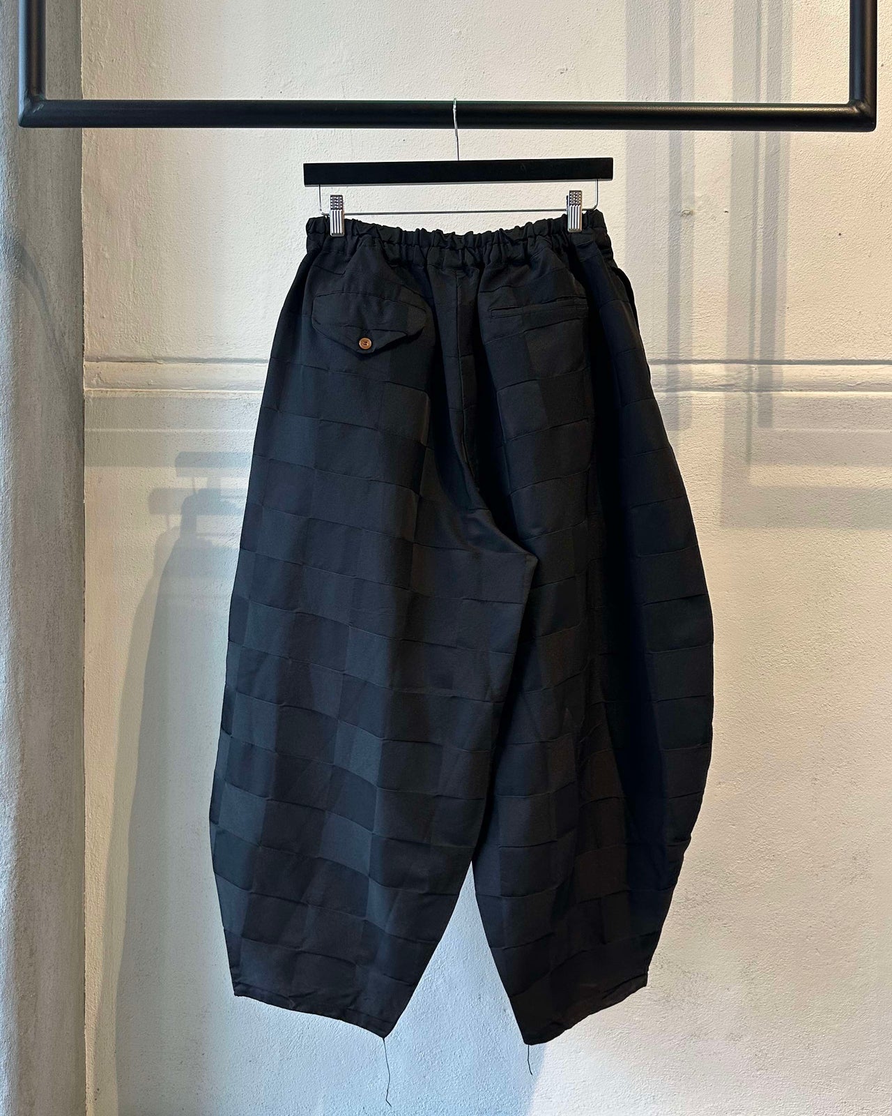 Comme des Garçons Black 2022 Checker Board Harem Pant