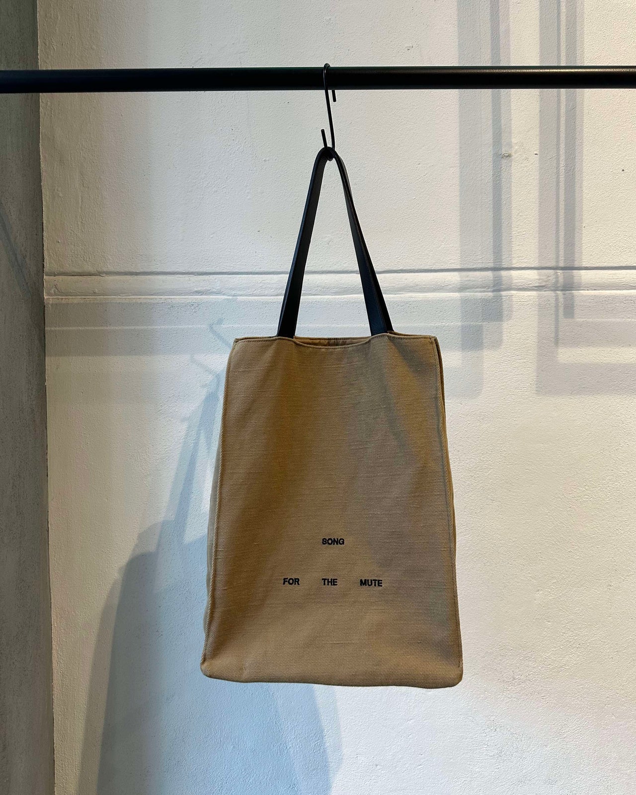 Song For The Mute Canvas Logo tote bag