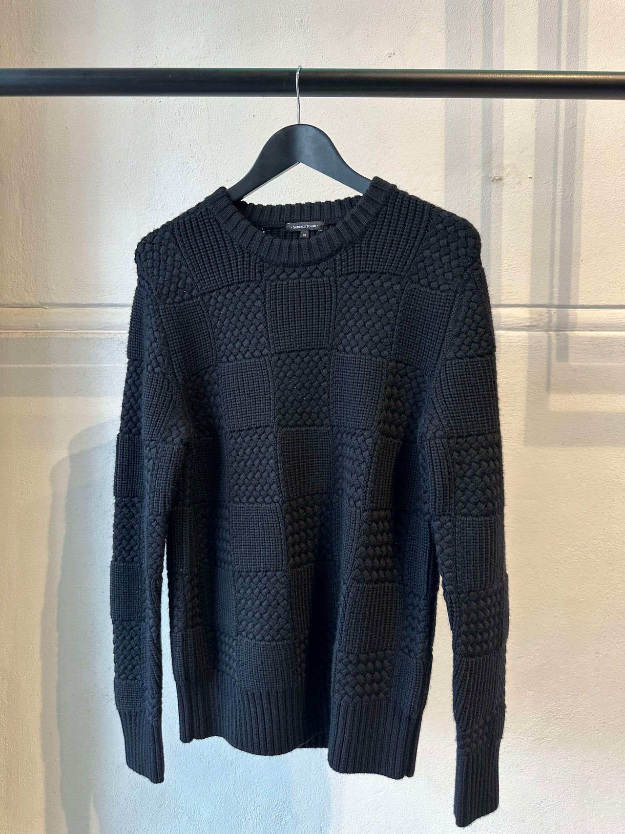 Surface to Air Checkerboard Knitted Sweater