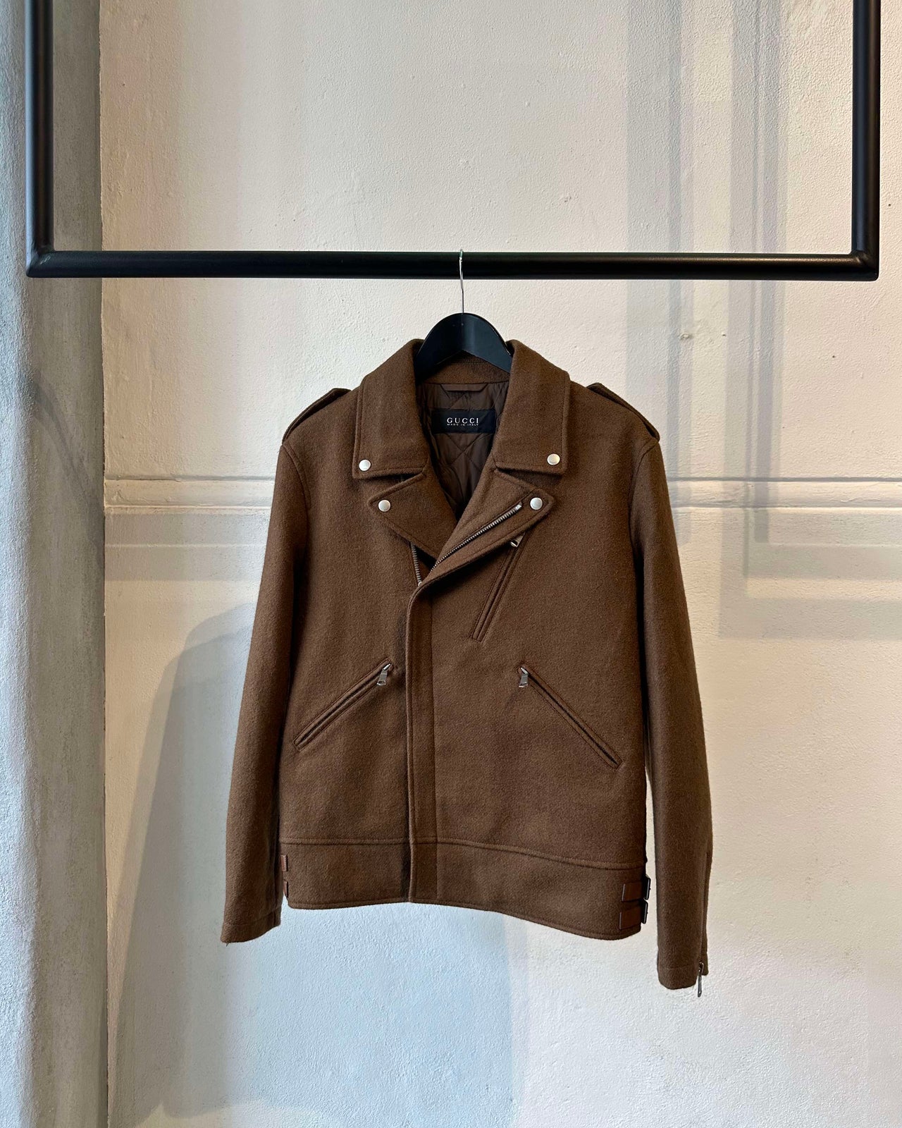 Gucci 2015 Wool Biker Jacket