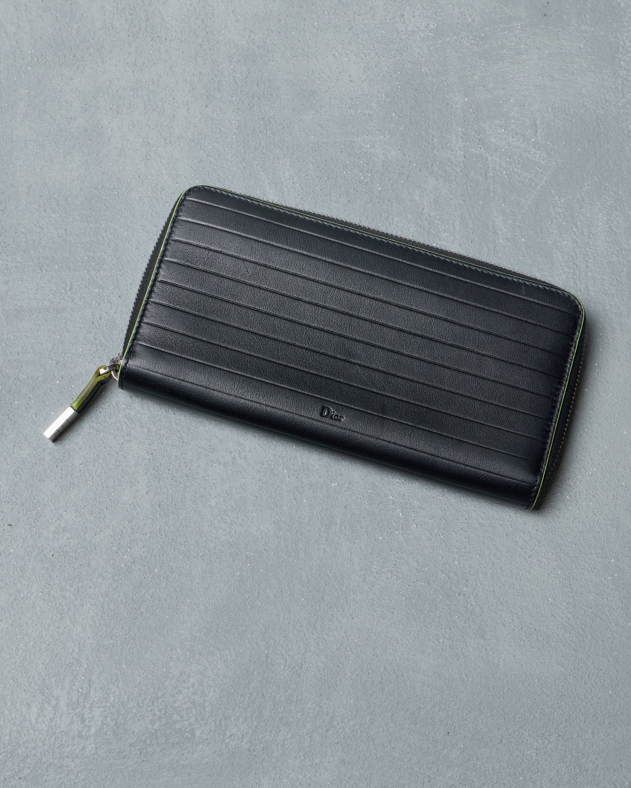 Dior Homme Panelled Zip Around Wallet