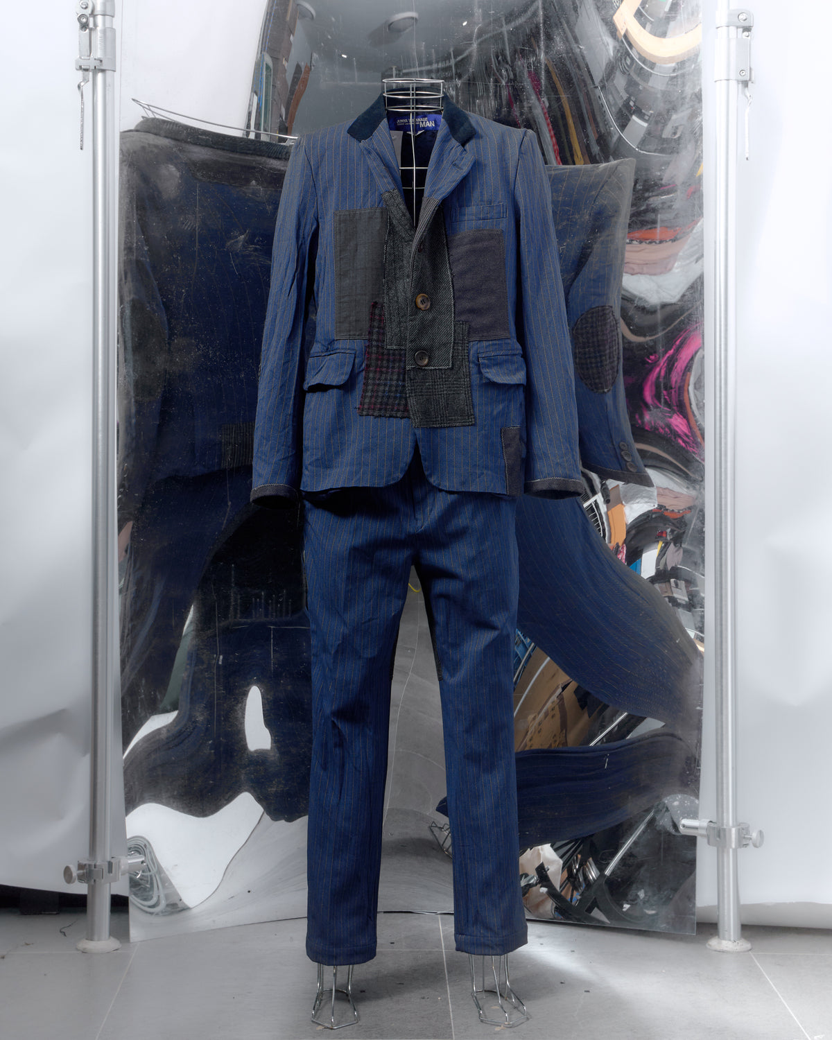 CDG Junya Watanabe MAN AW 2013 Patchwork 2-piece Suit