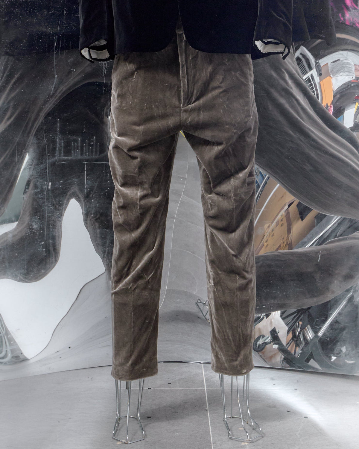 Haider Ackermann Velvet tapered trouser