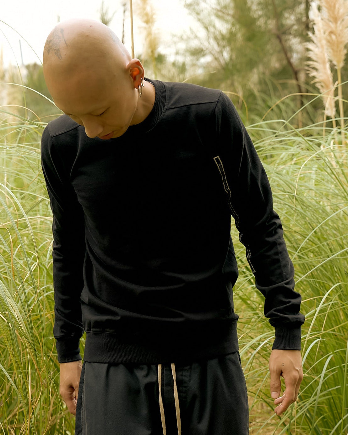 Rick Owens DRKSHDW SS 2018 Demonic Seeds crewneck sweatshirt