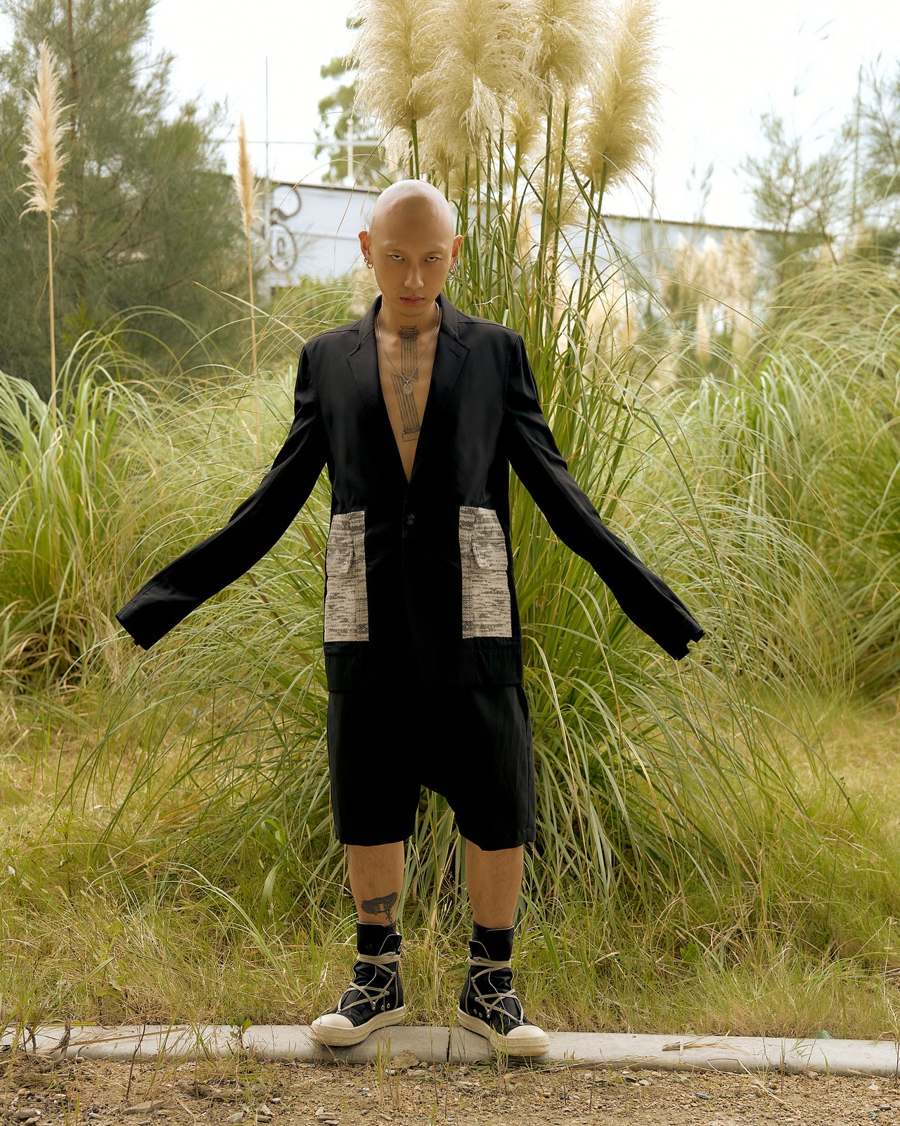 Rick Owens SS 2014 Vicious Applique blazer