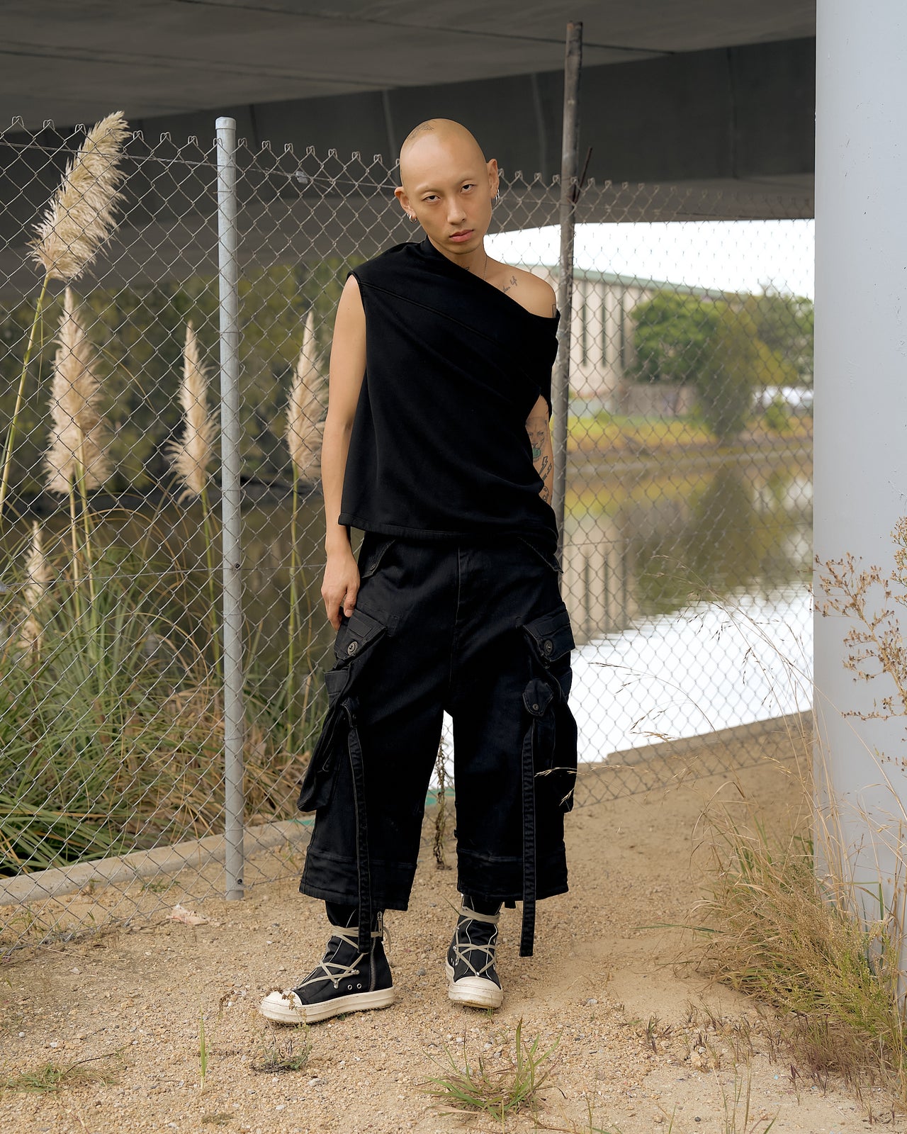 Rick Owens DRKSHDW FW 2016 sleeveless sweatshirt