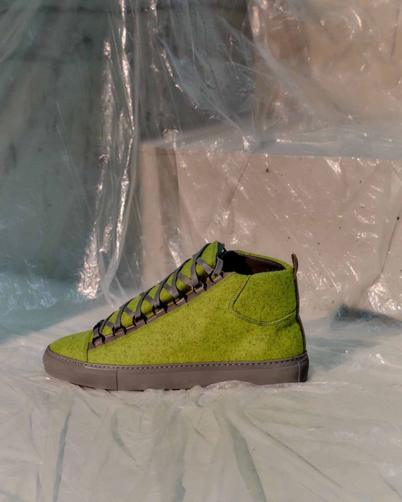 Balenciaga 2014 Wool Felt Arena Sneaker