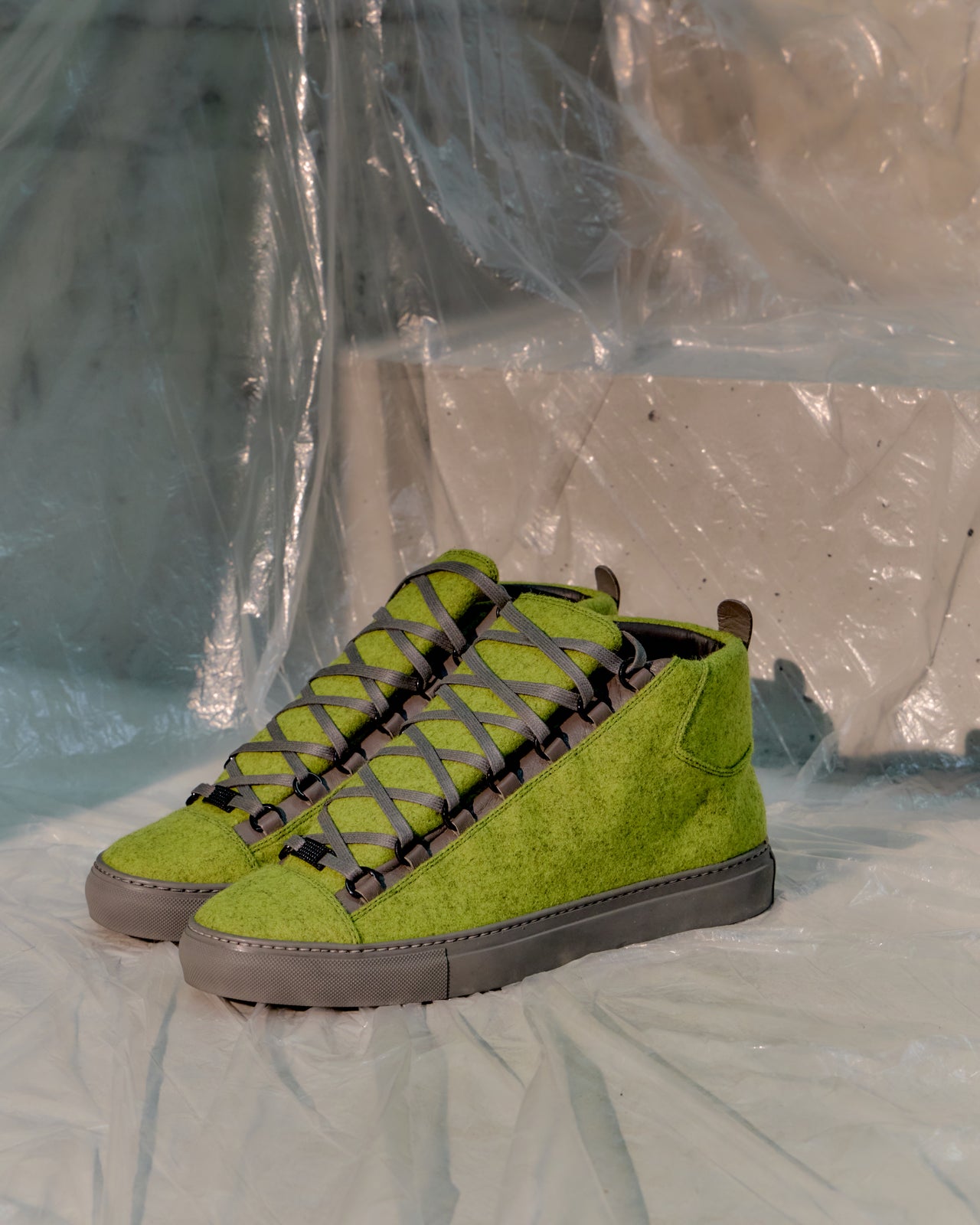 Balenciaga 2014 Wool Felt Arena Sneaker
