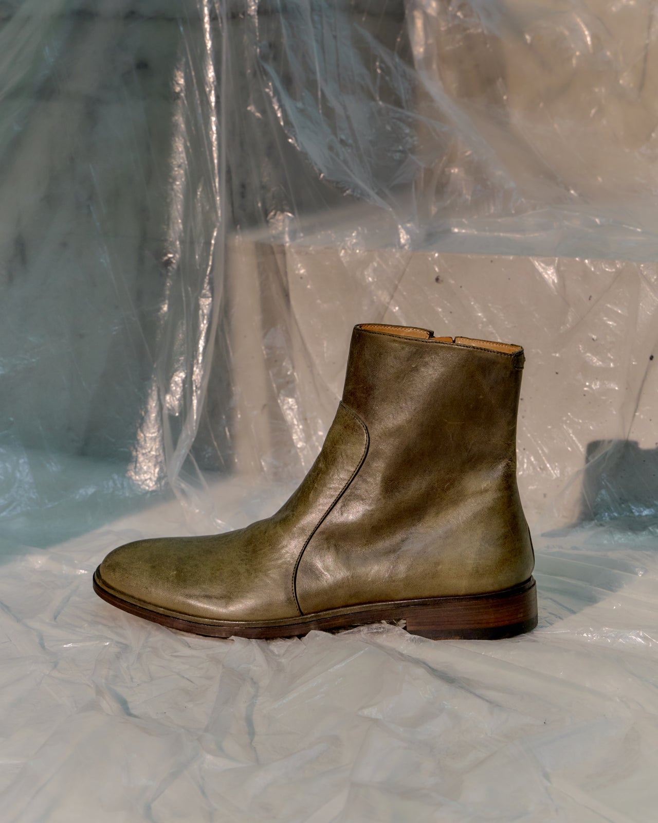 Maison Margiela Leather Ankle Boot