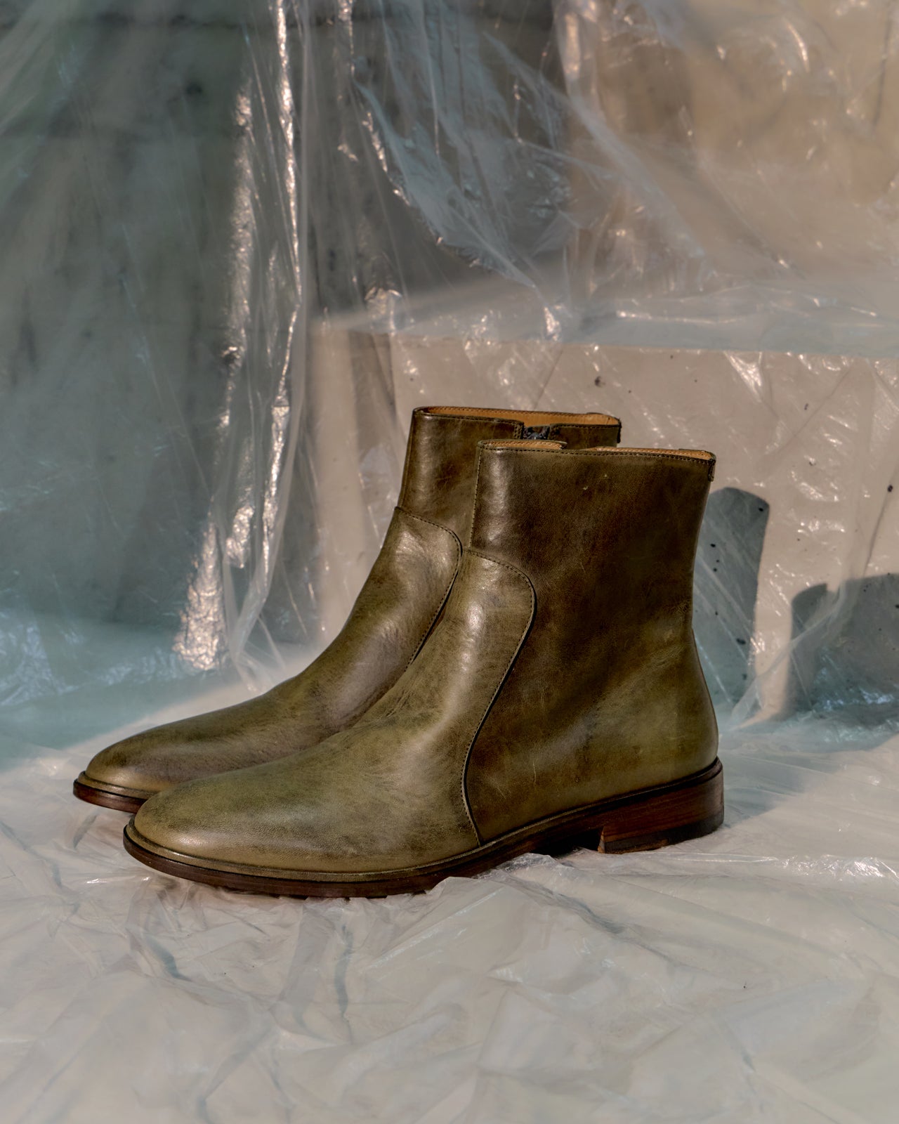 Maison Margiela Leather Ankle Boot