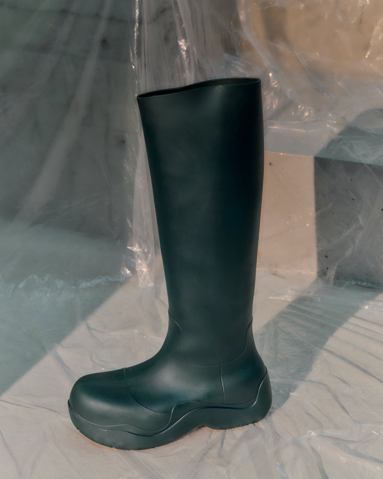 Bottega Veneta Knee High Puddle Boot